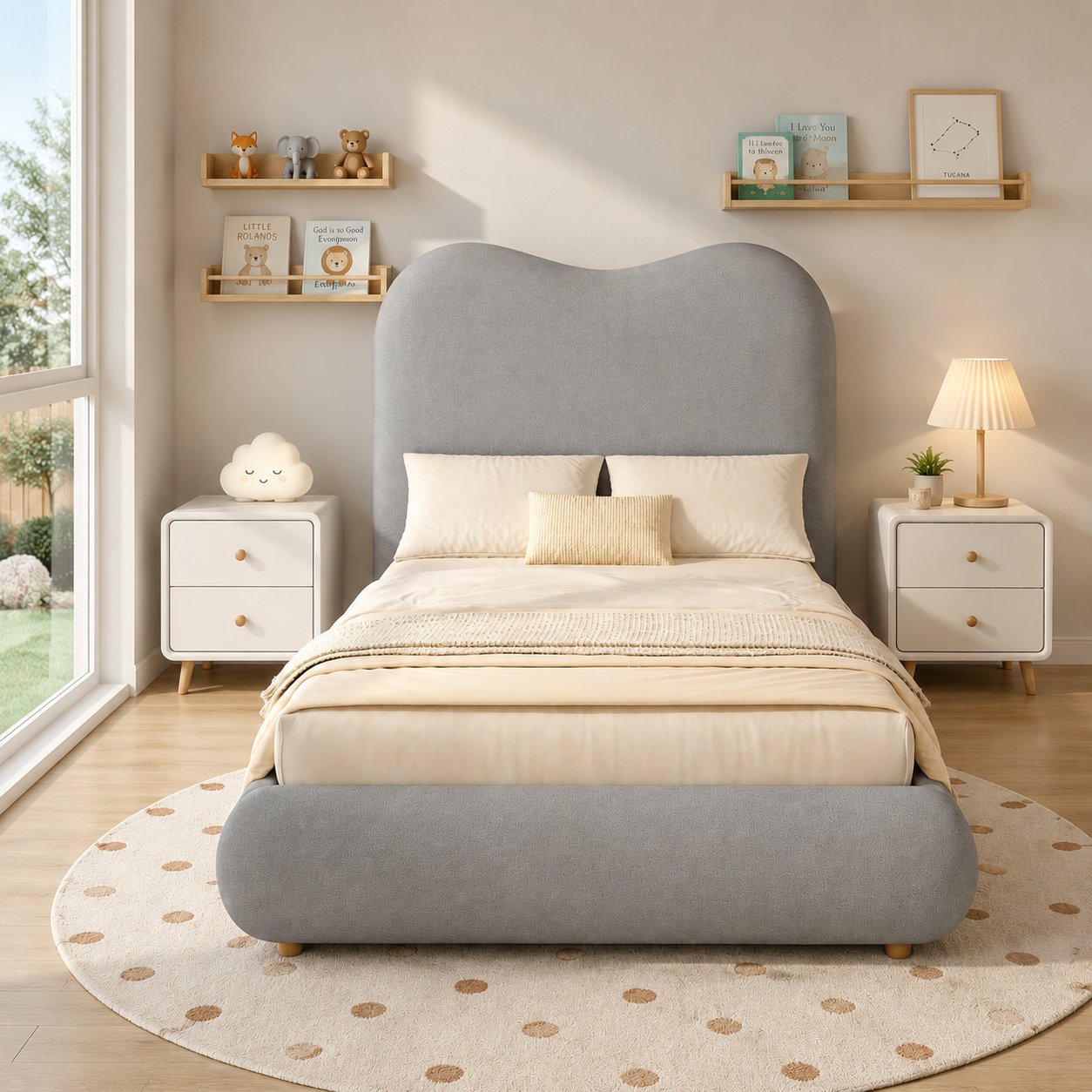 Un design épuré pour une chambre ordonnée