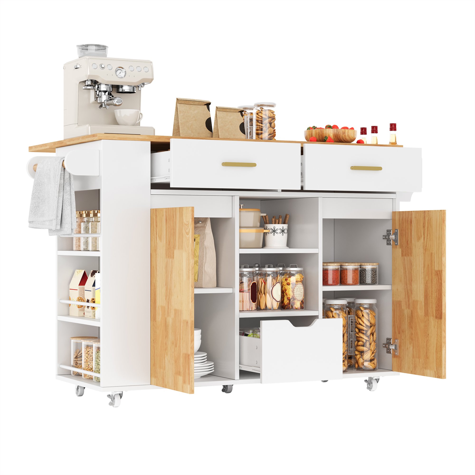 Rangement spacieux et organisé