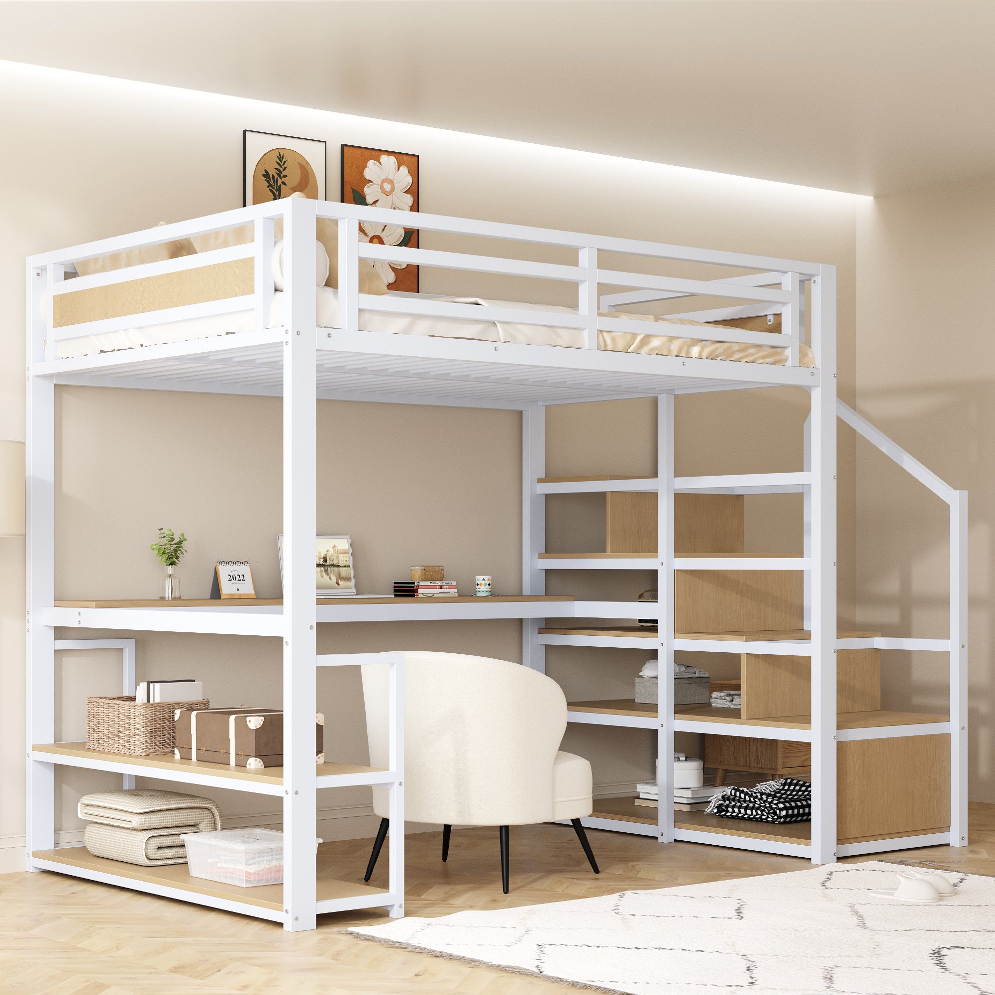 Échelle de rangement pratique