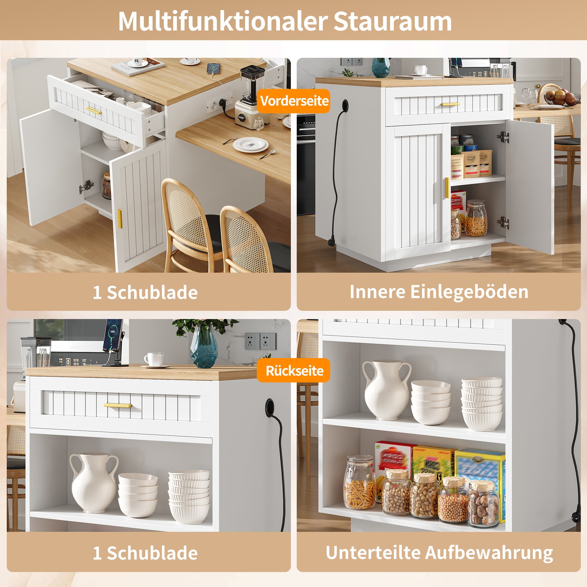 Rangement optimisé des deux côtés