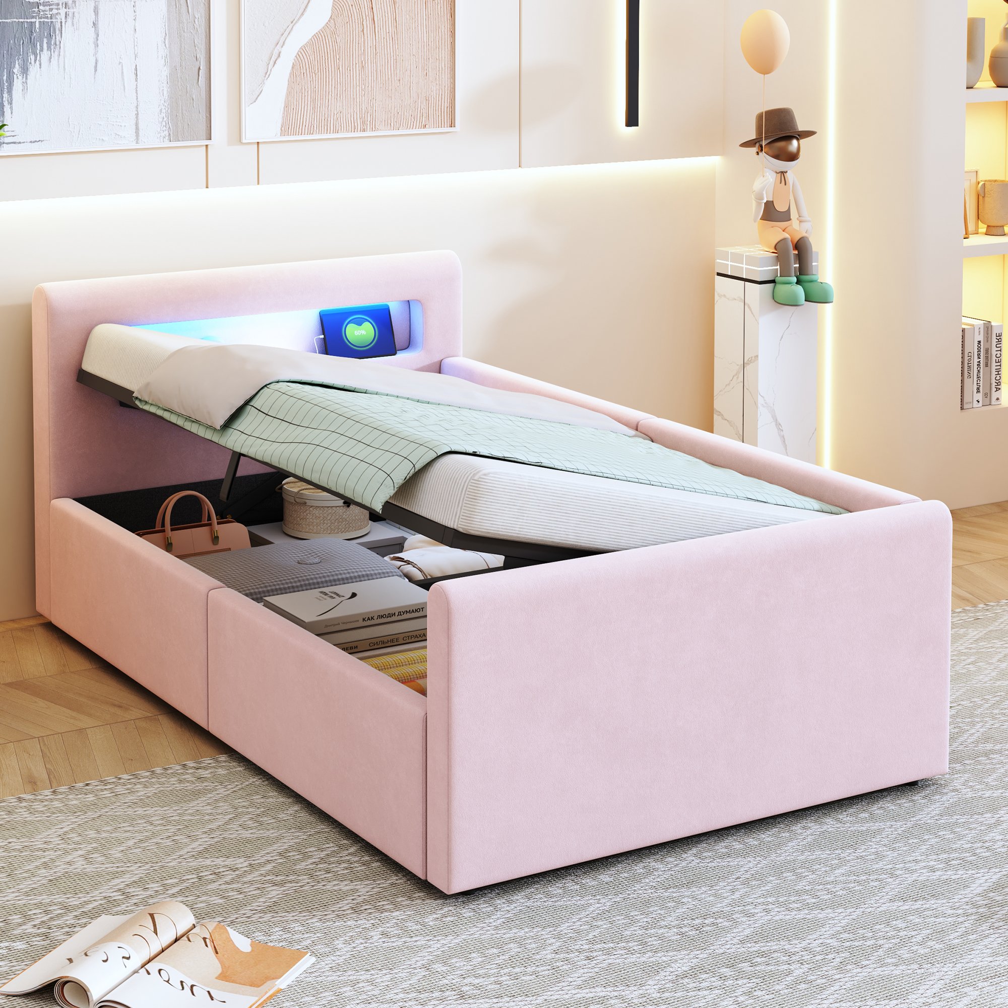 Tissu velours doux