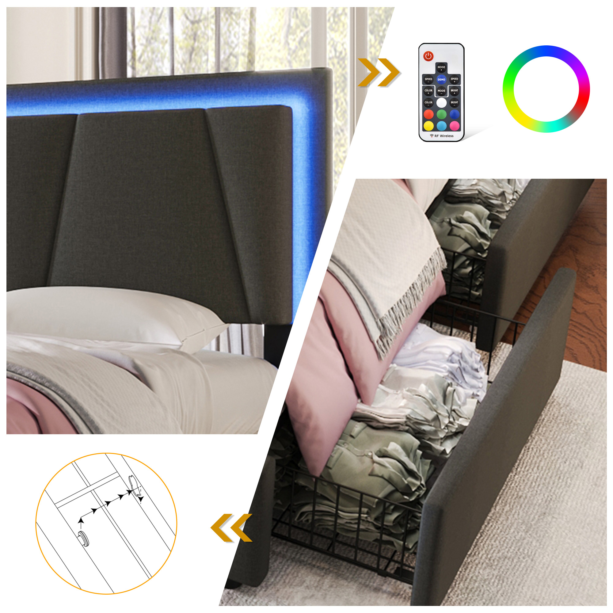 Rangement Spacieux et Flexible