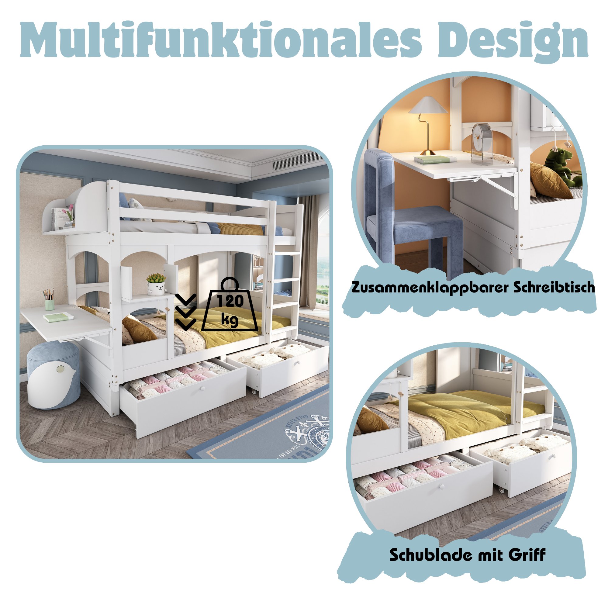 Structure robuste en bois massif