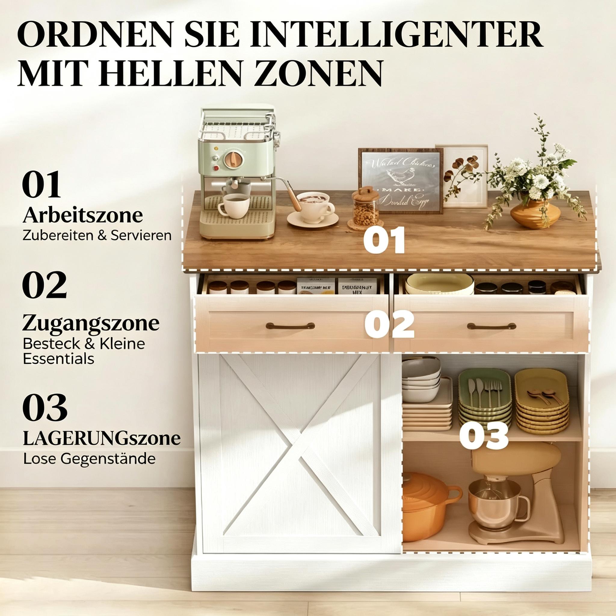 Rangement spacieux et organisé