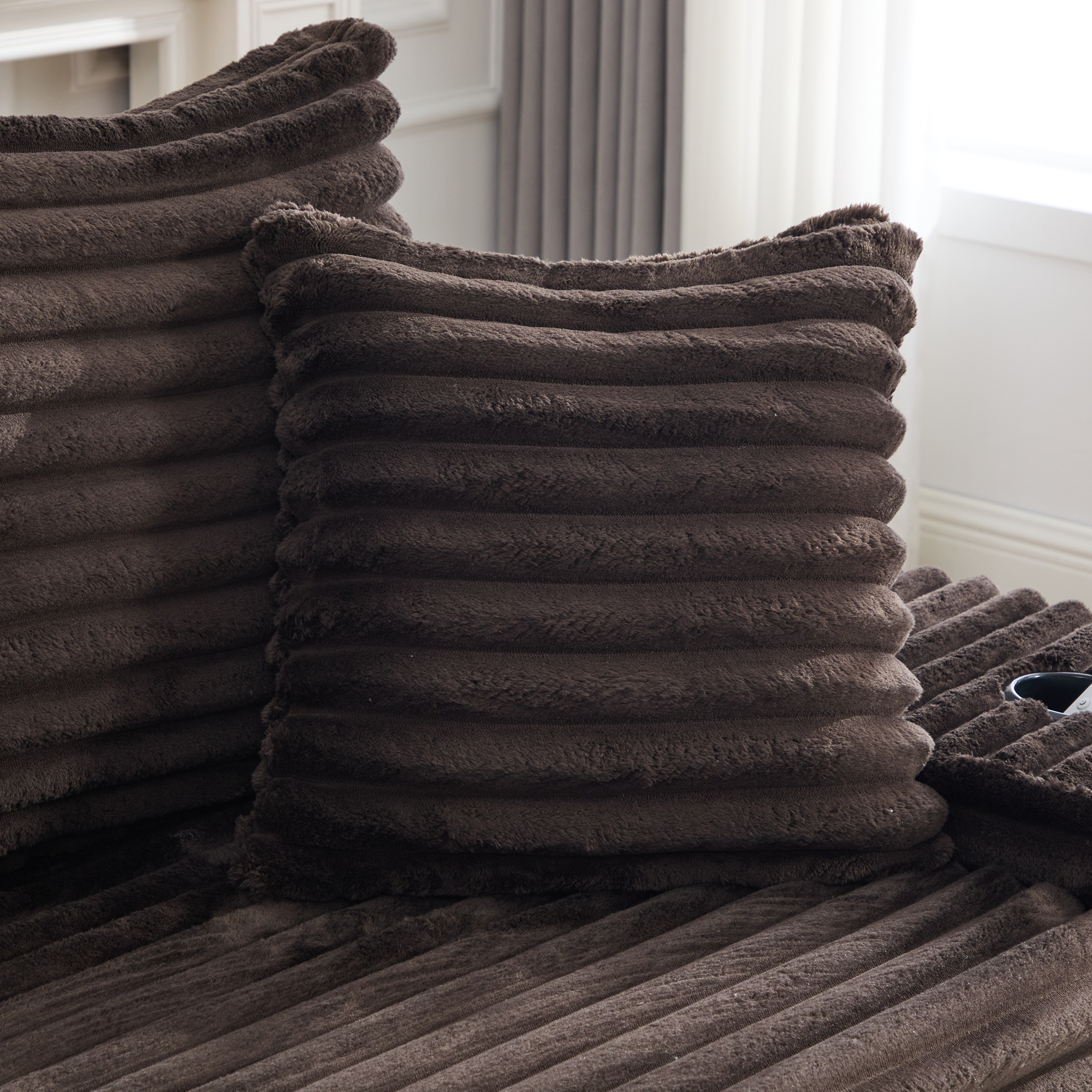 La douceur du tissu côtelé