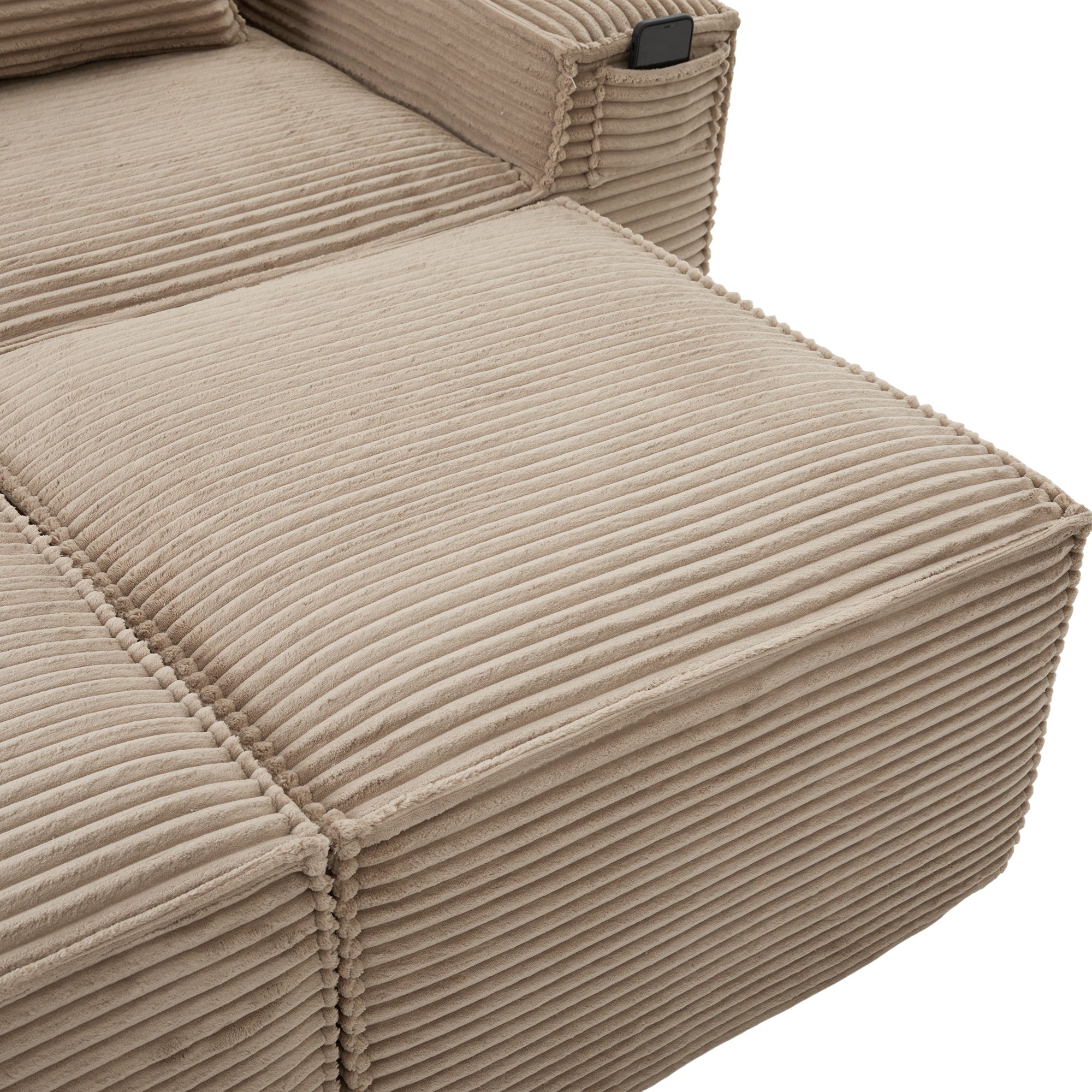 Tissu côtelé premium