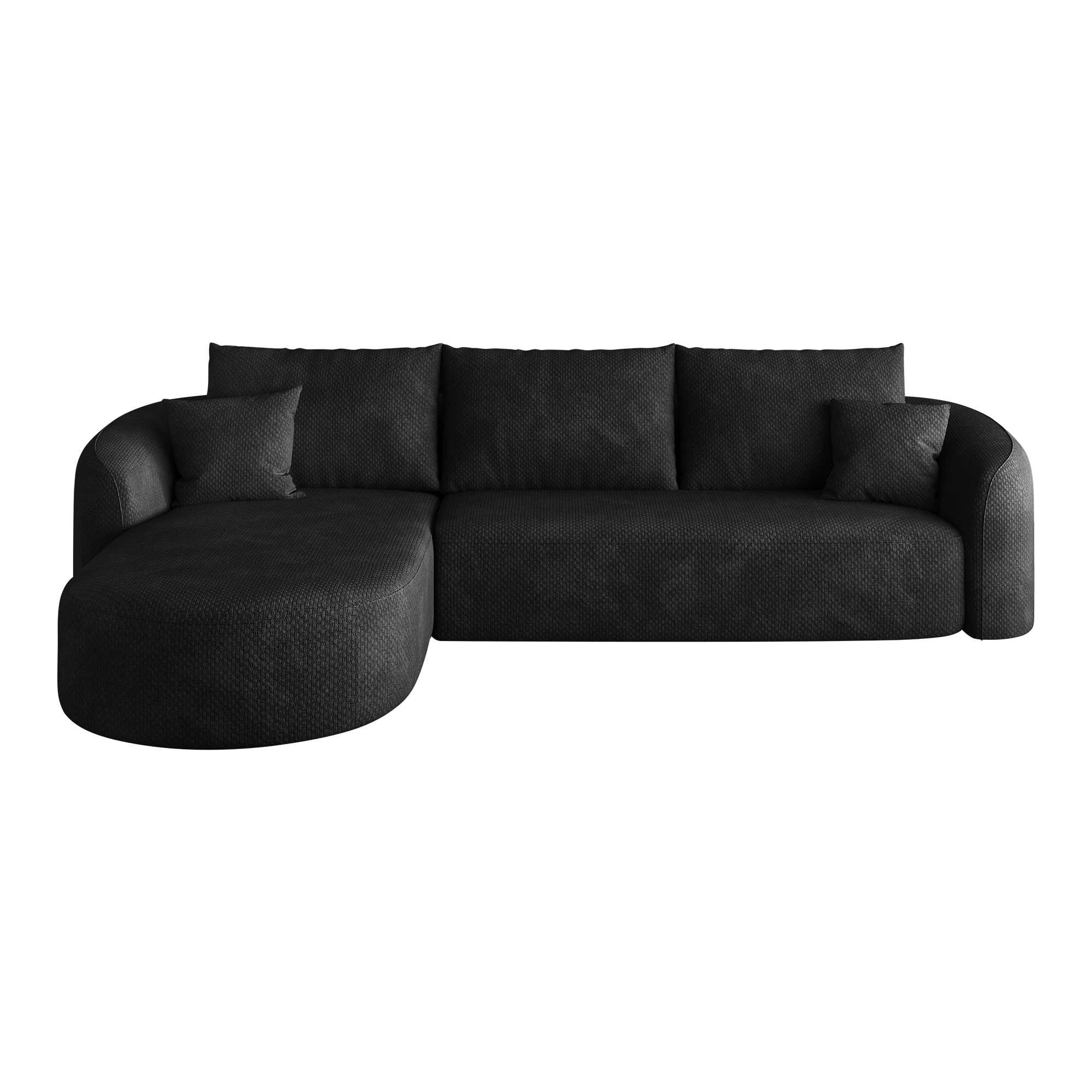 Tissu Noir Luxueux