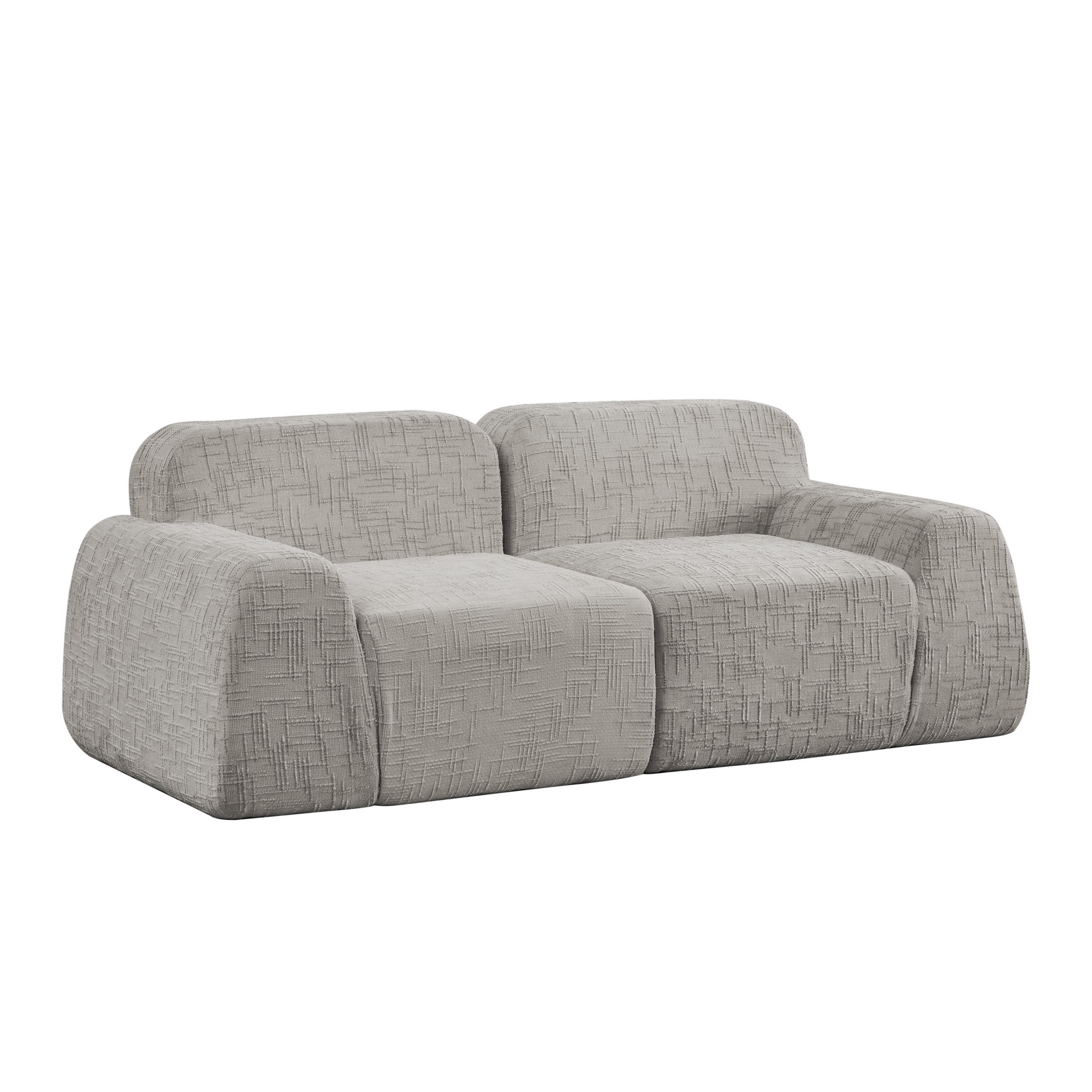 Canapé modulable compressé sans montage, mousse 30D haute élasticité antidérapant, facile à déplacer pour salon