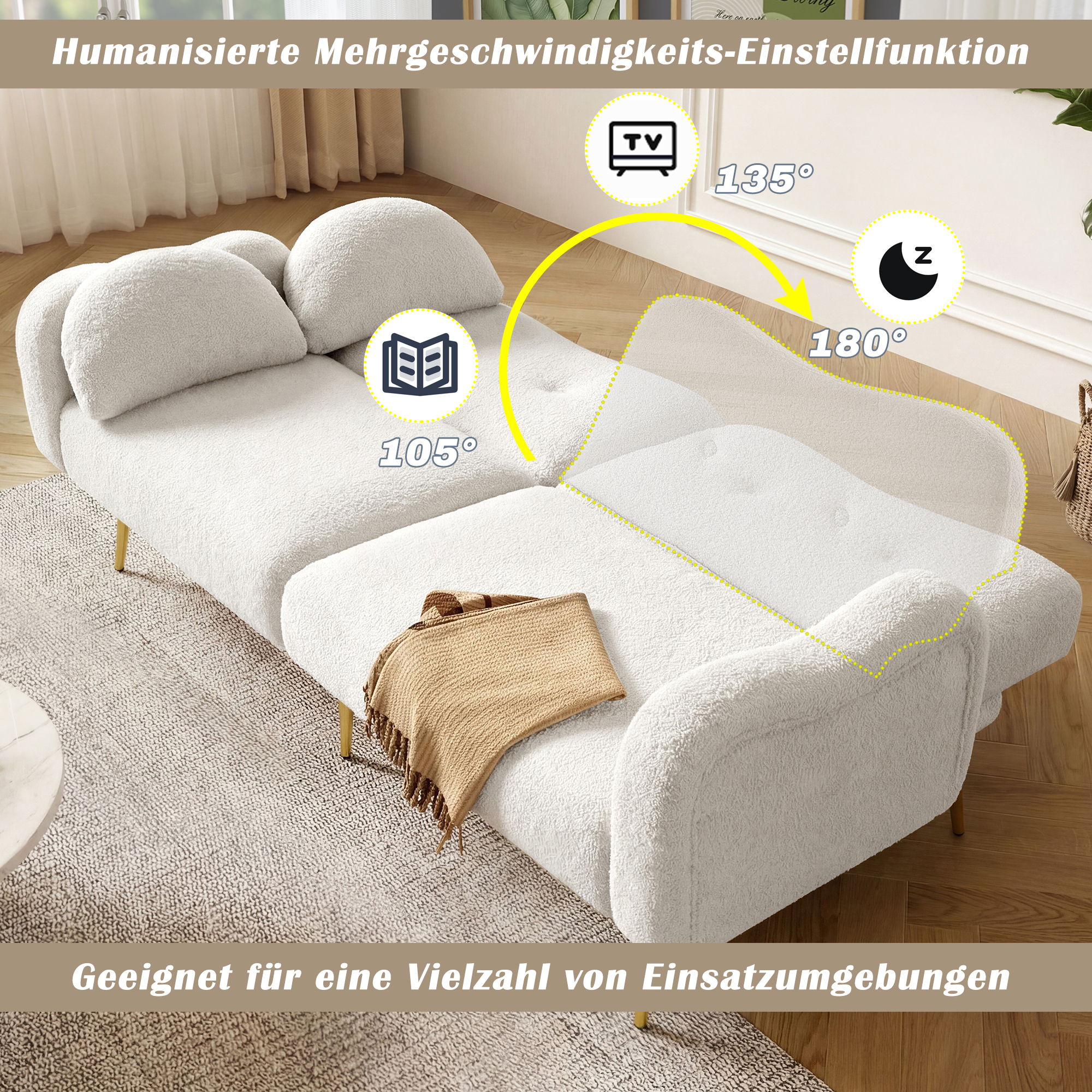 Réglage Ergonomique à 3 Positions
