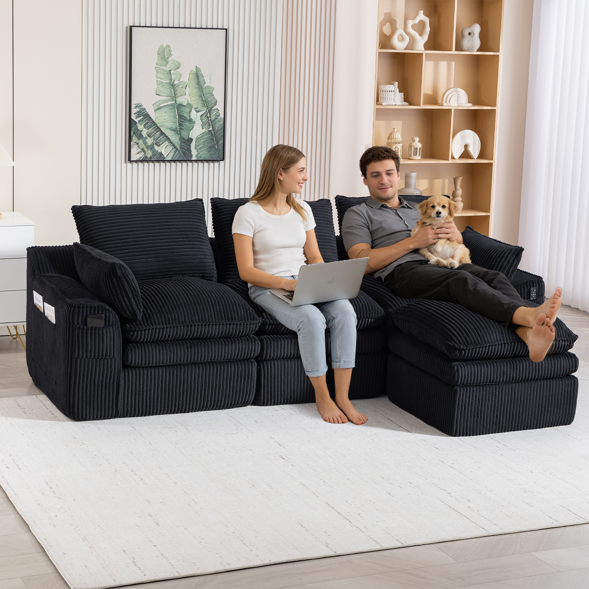 Un espace confortable pour le salon, le bureau et plus encore