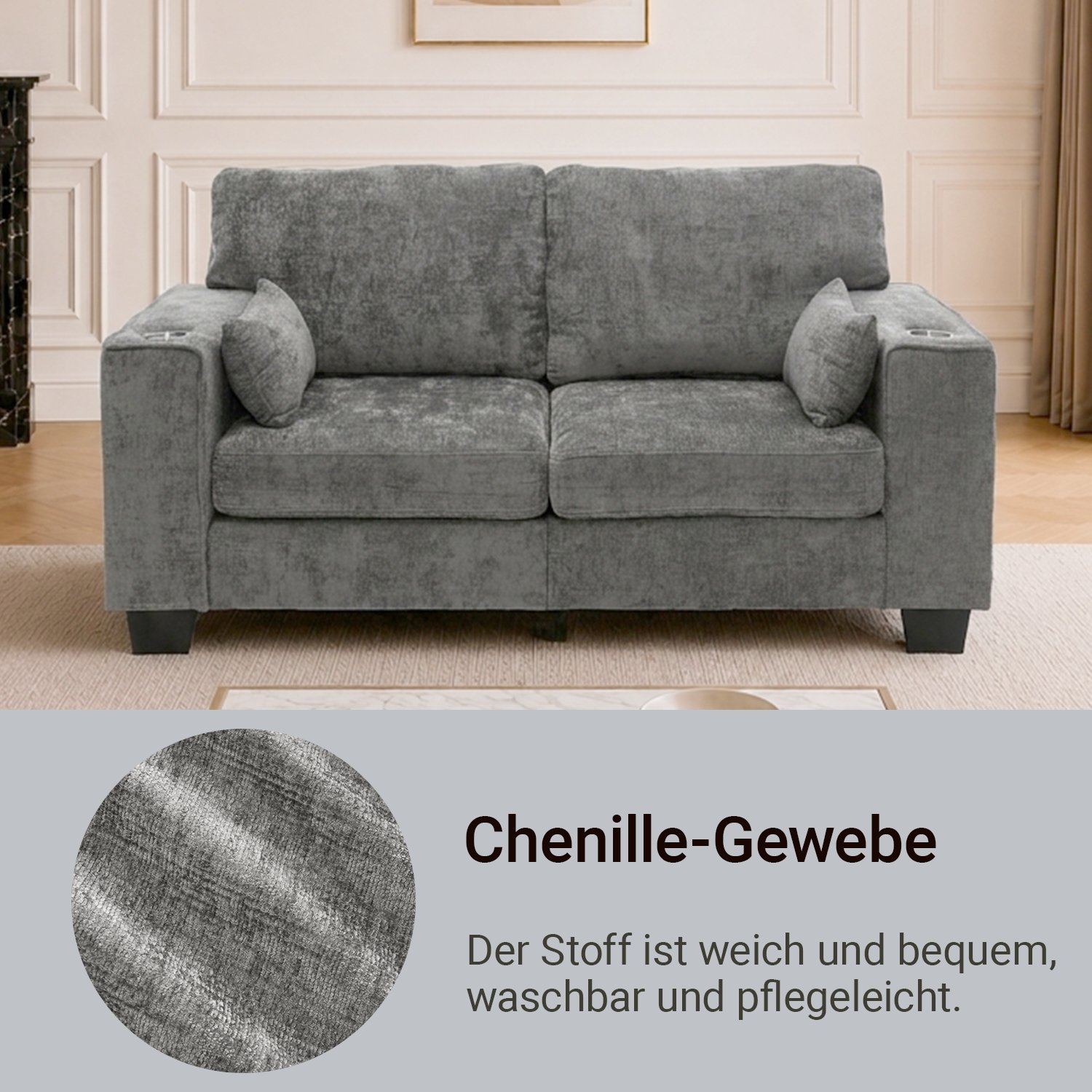 Tissu Chenille Respirant