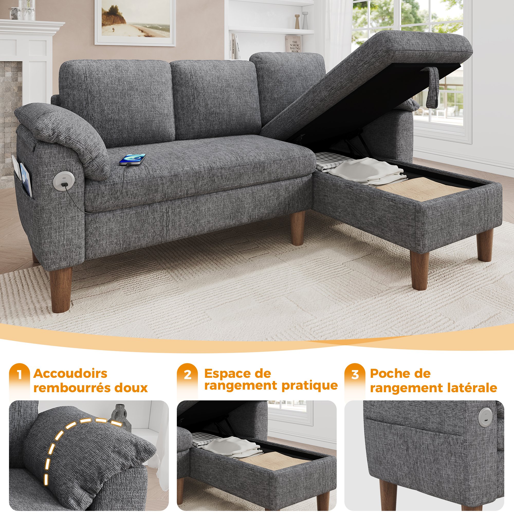 Rangement Intégré Discret