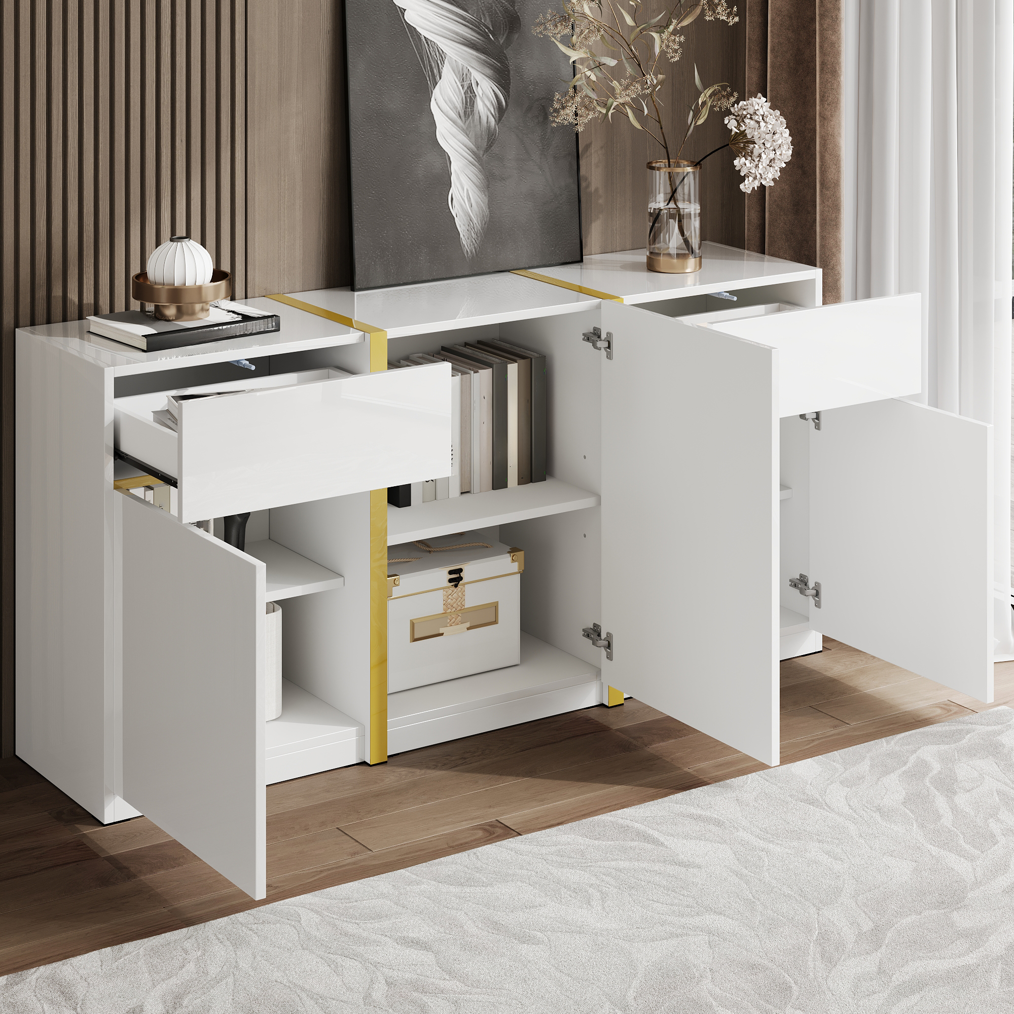 Rangement Spacieux et Flexible