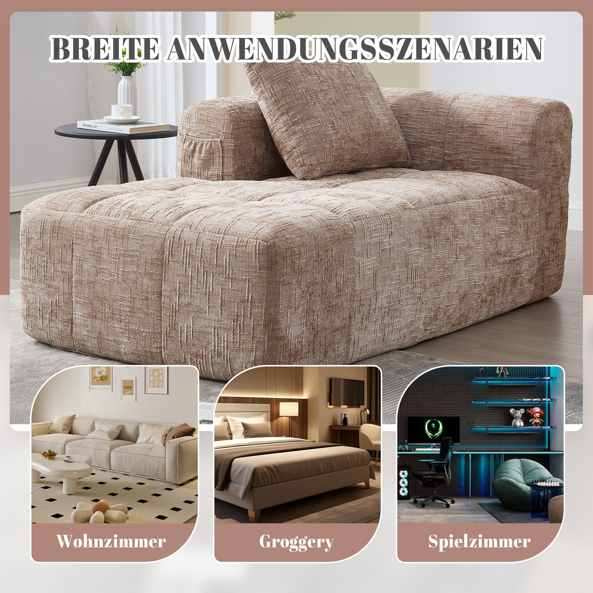 Pour le salon et la chambre
