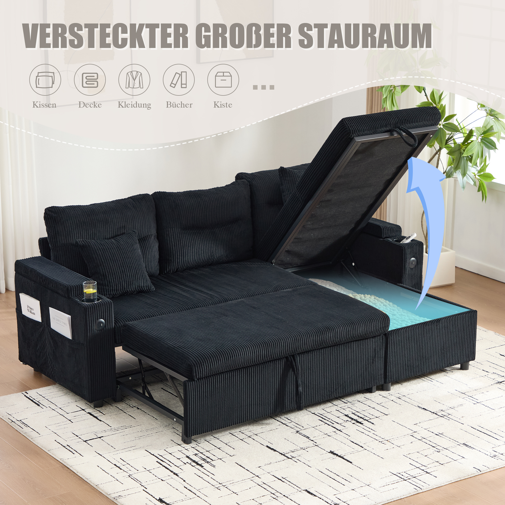 Rangement intégré et astucieux