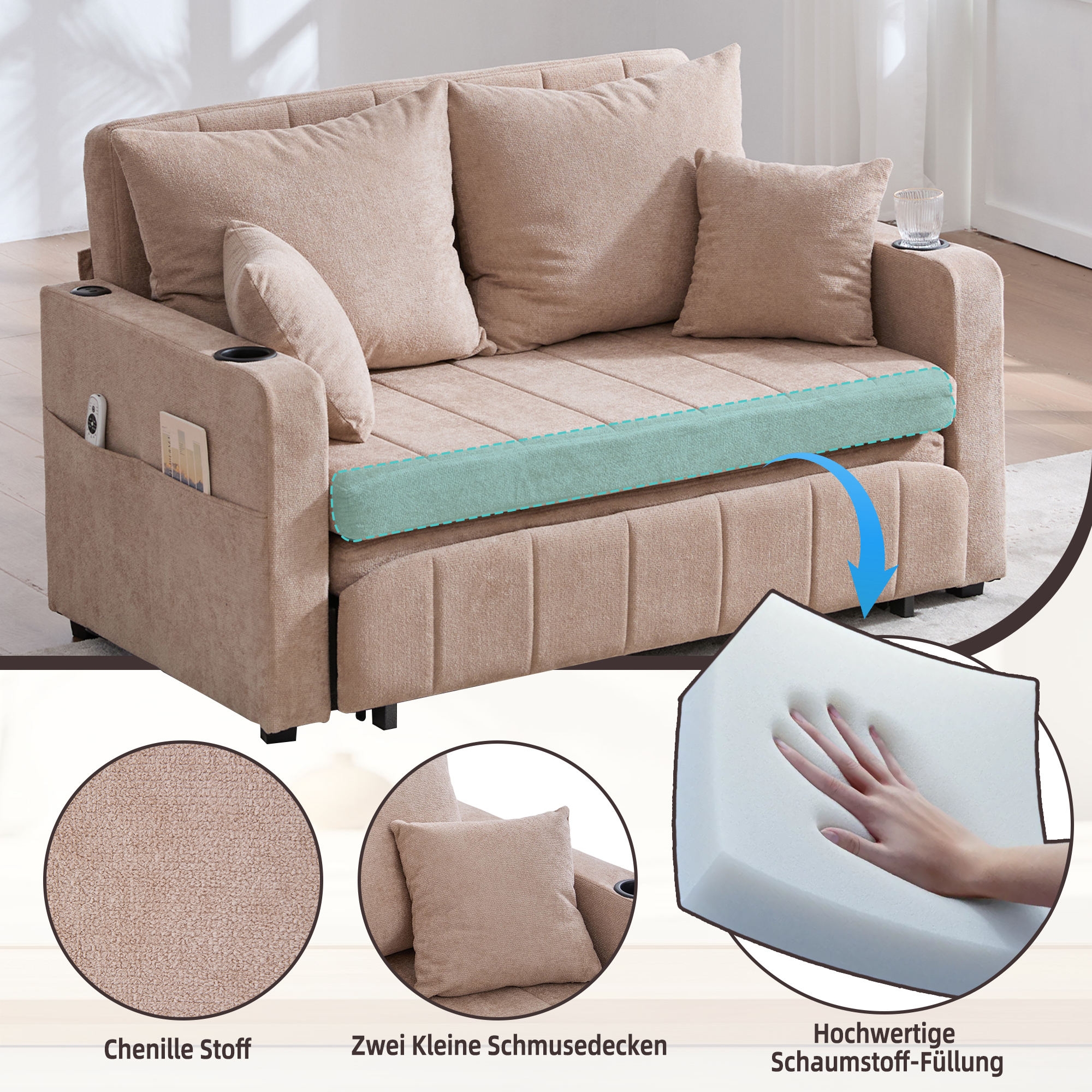 Confort et mousse
