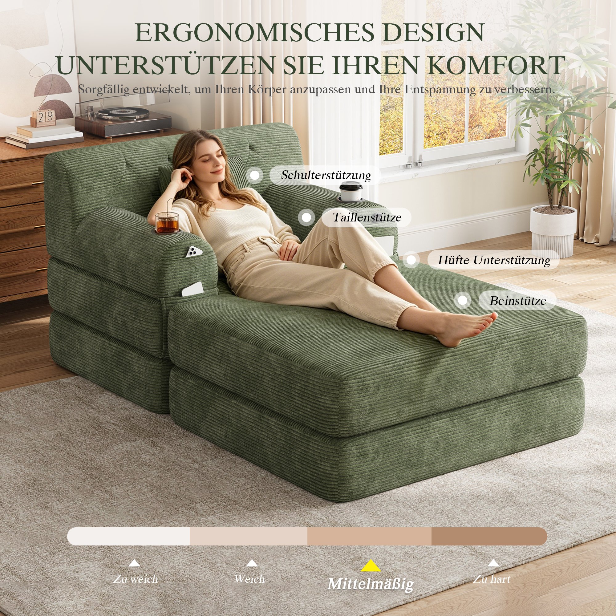 Soutien Ergonomique du Dos et de la Nuque