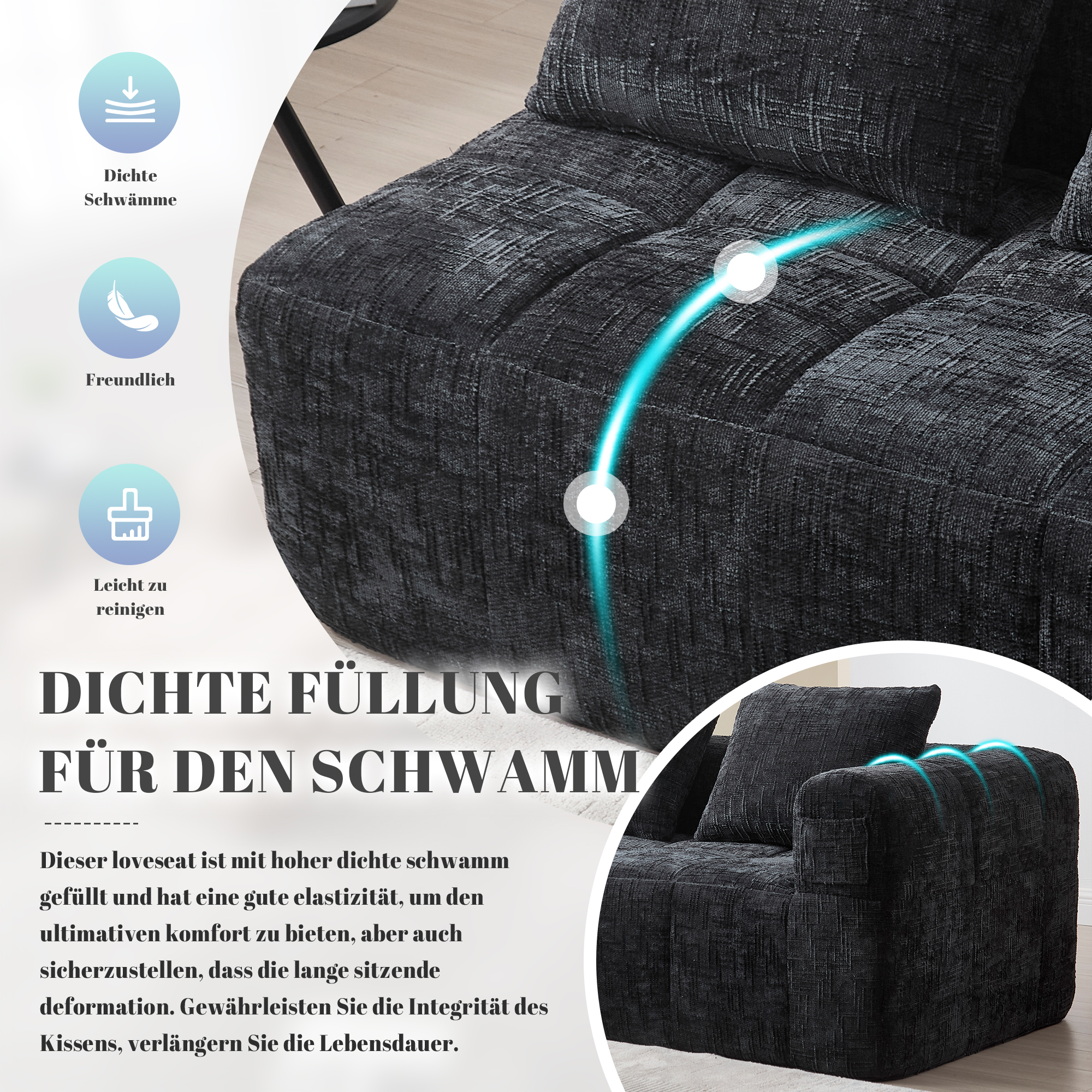 Assise à retour rapide