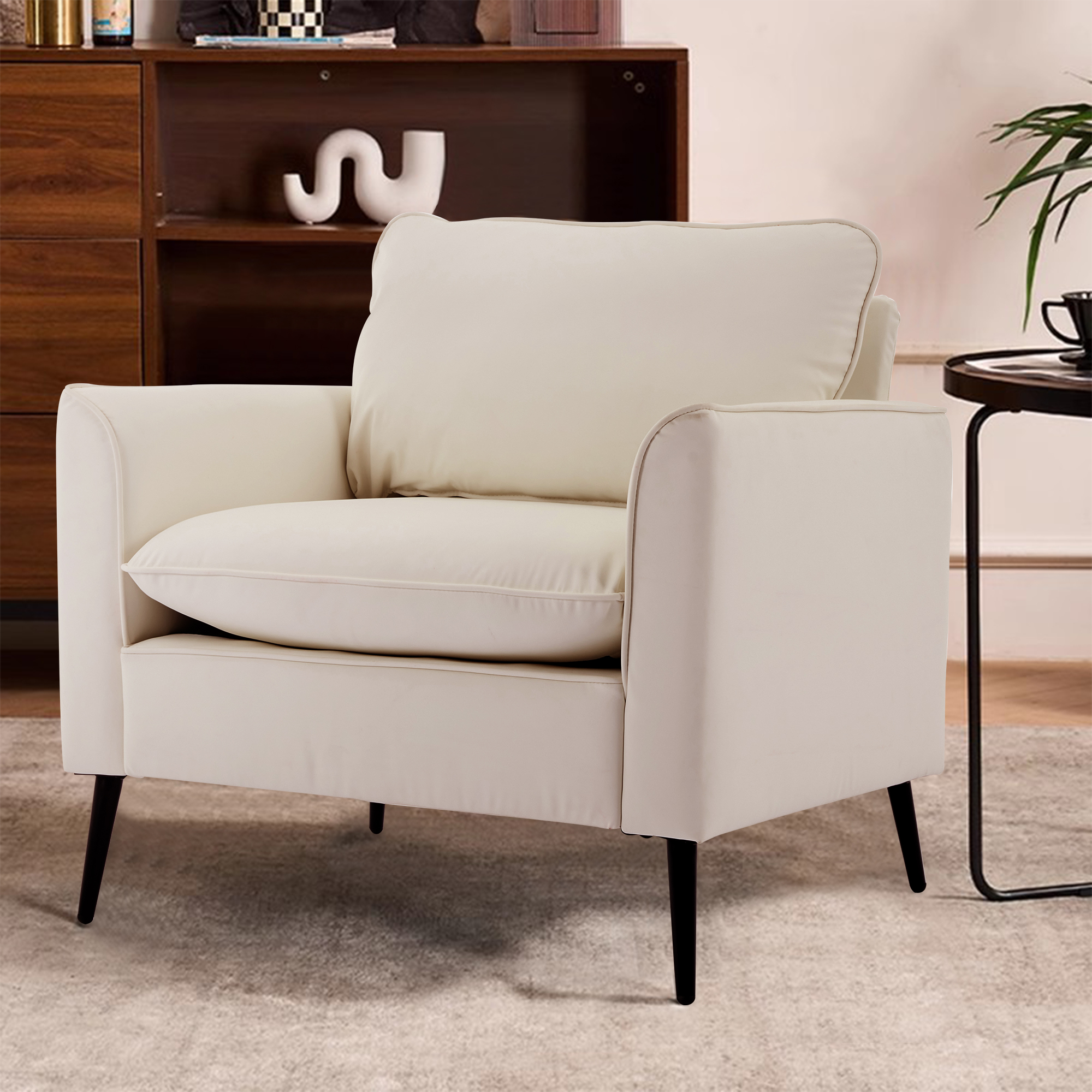 Fauteuil Confortable Résistant aux Griffes - Siège Relaxant Léger et Facile à Monter pour Intérieur