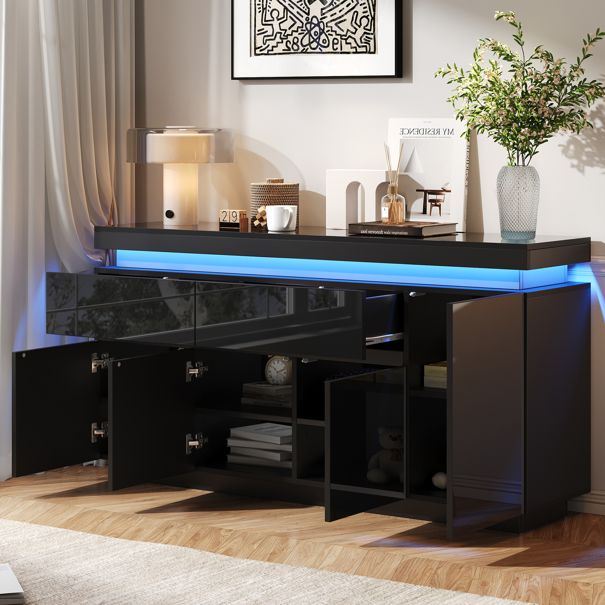 Rangement Spacieux et Organisation Flexible