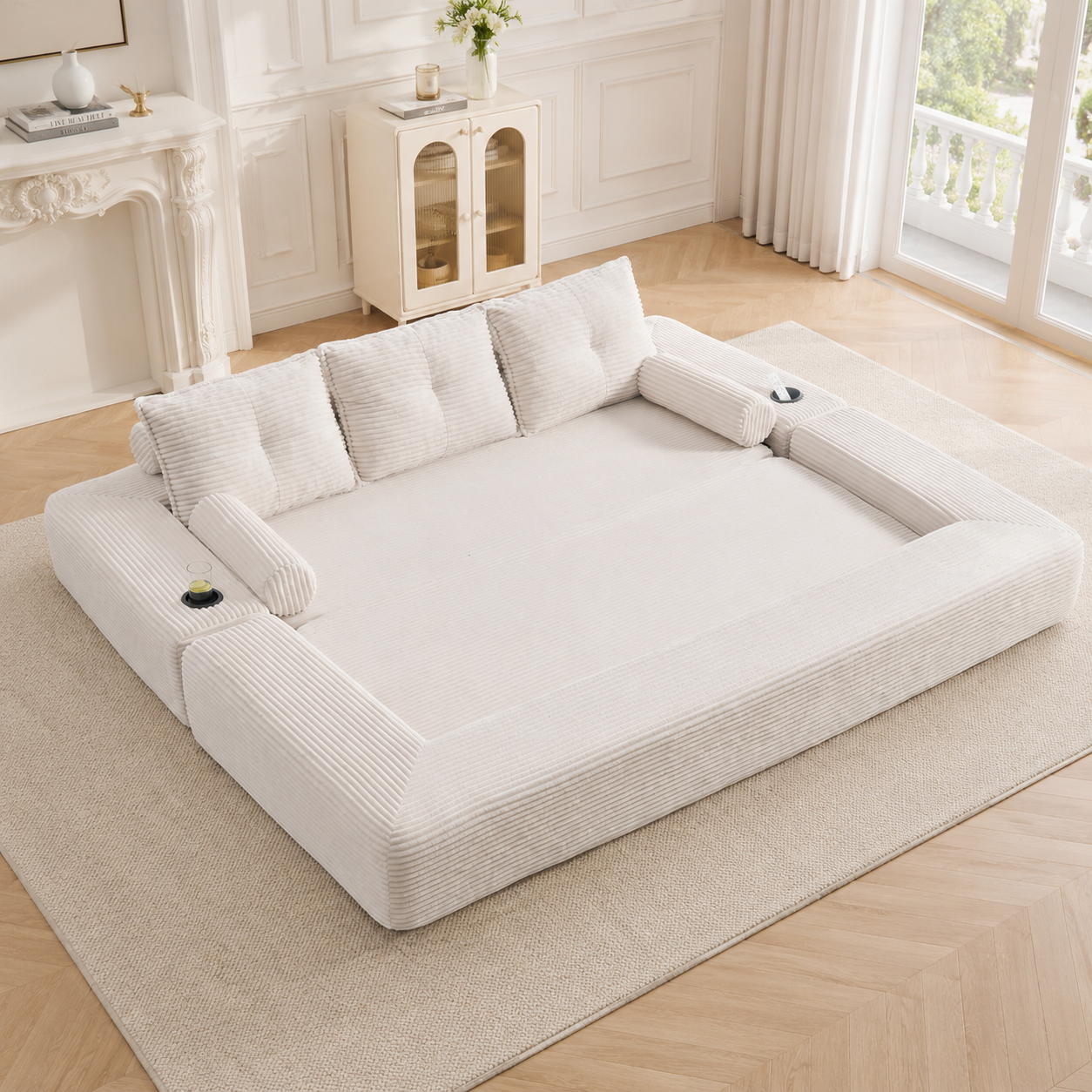 Un couchage d'appoint pour les invités