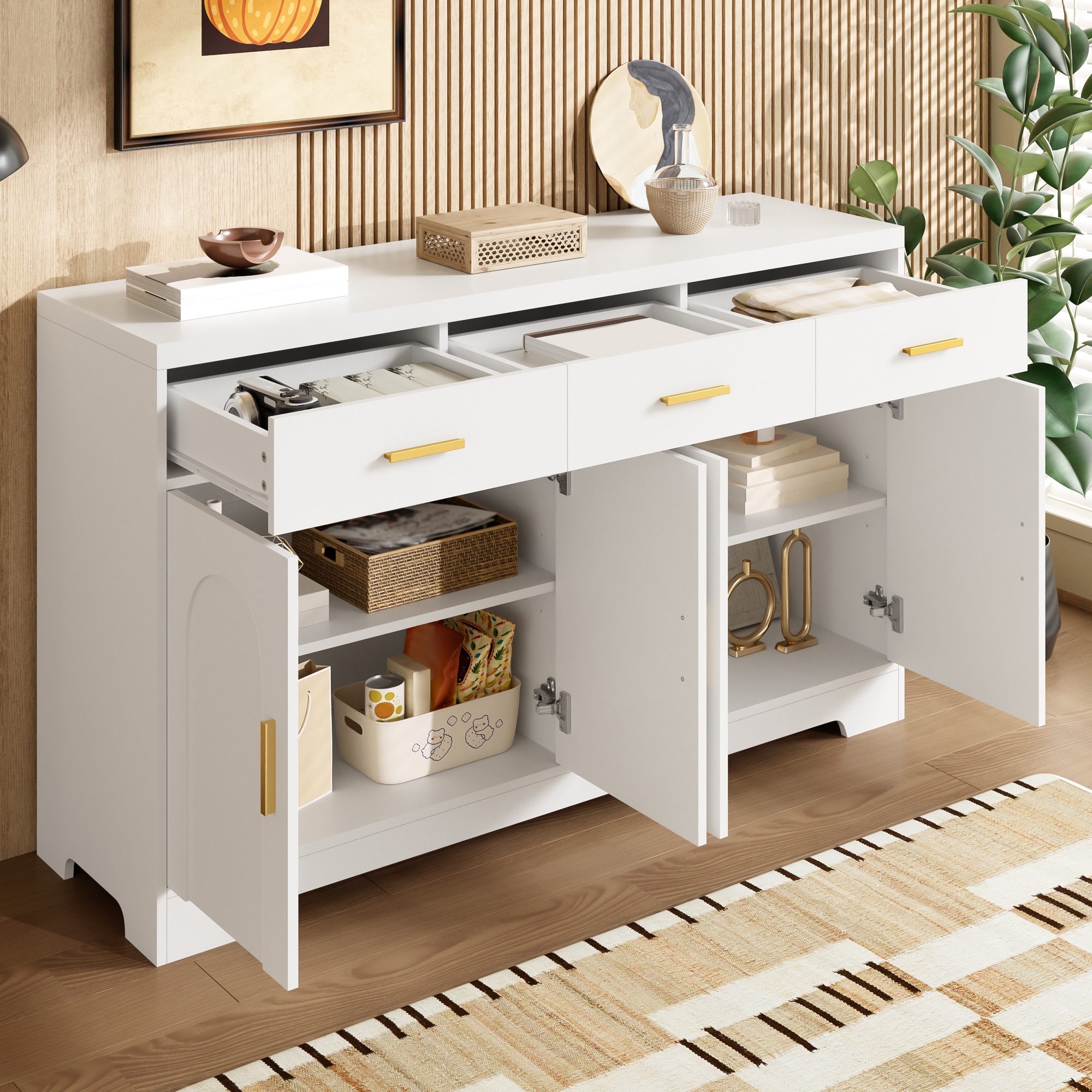Rangement Organisé avec 3 Tiroirs