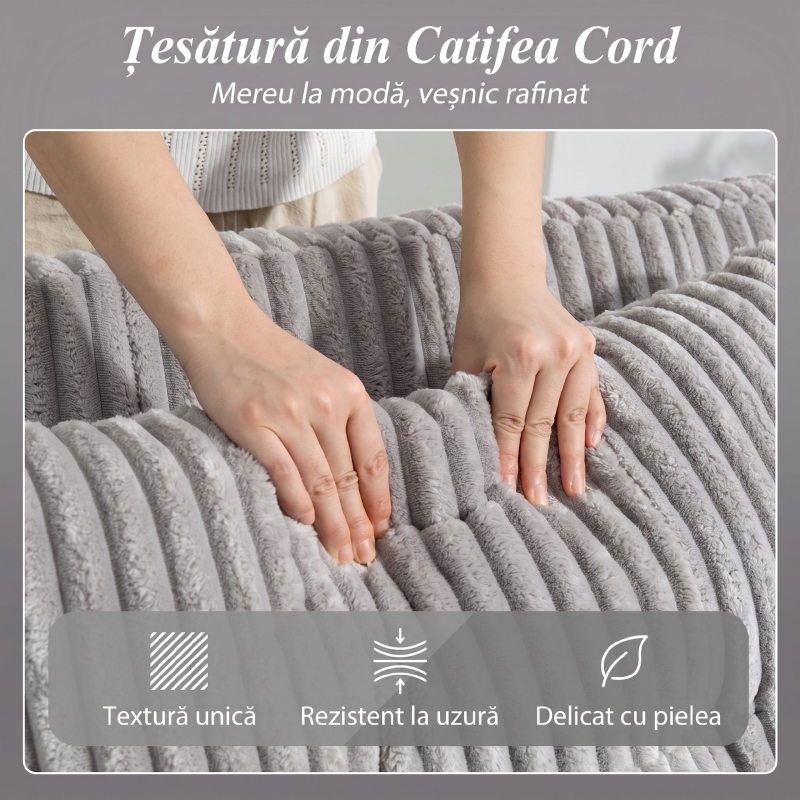 Tissu côtelé premium et structure renforcée