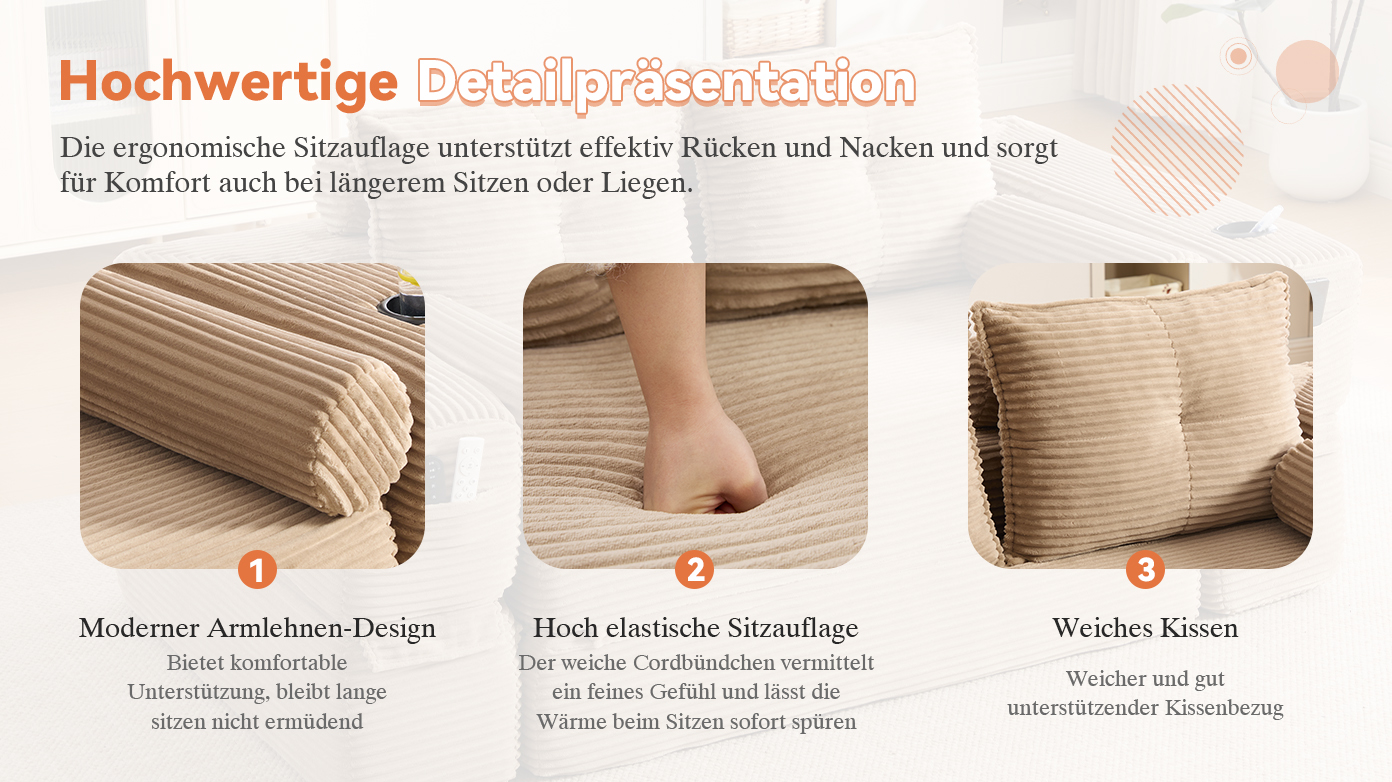 Coussins de dossier en mousse à mémoire de forme