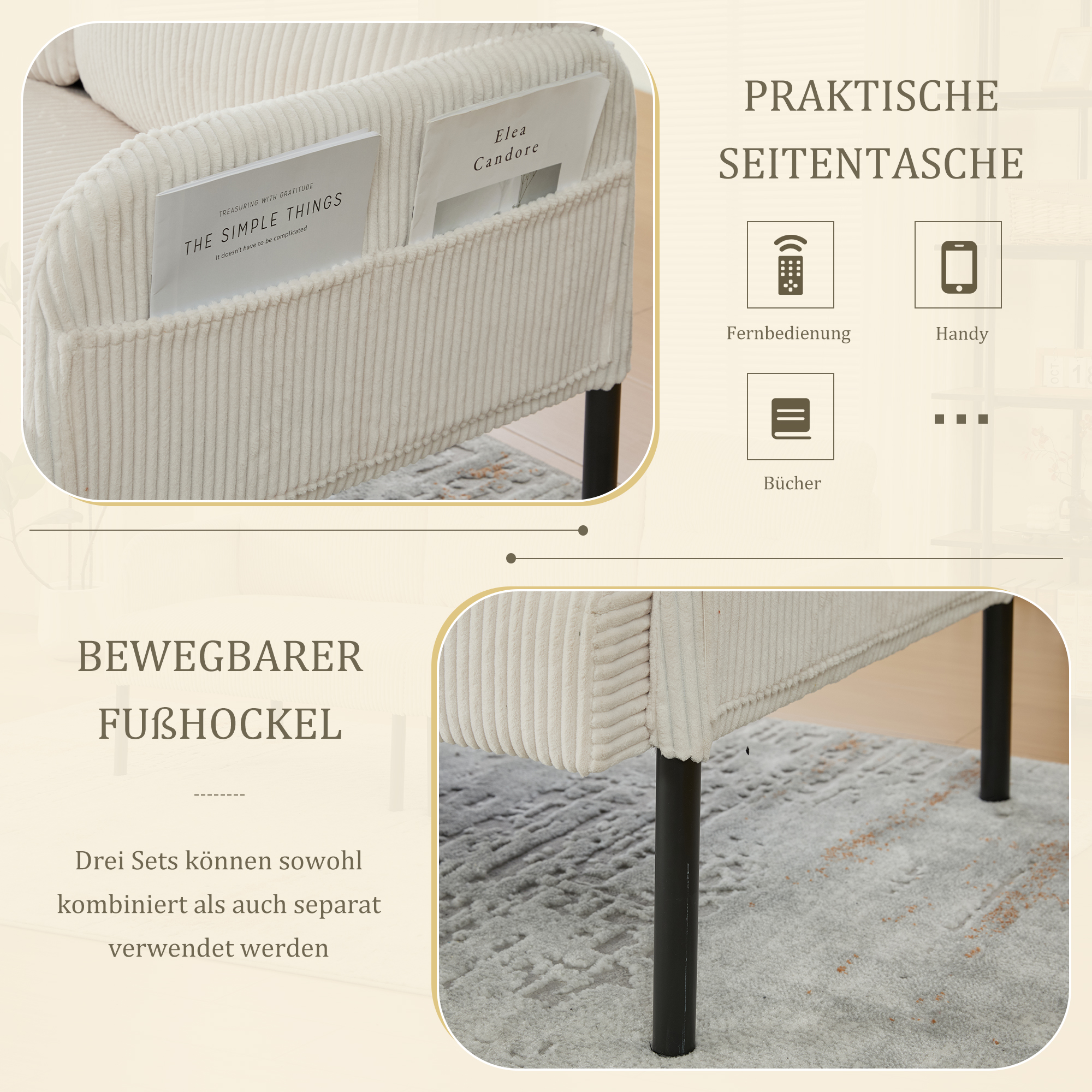 Poche latérale pratique