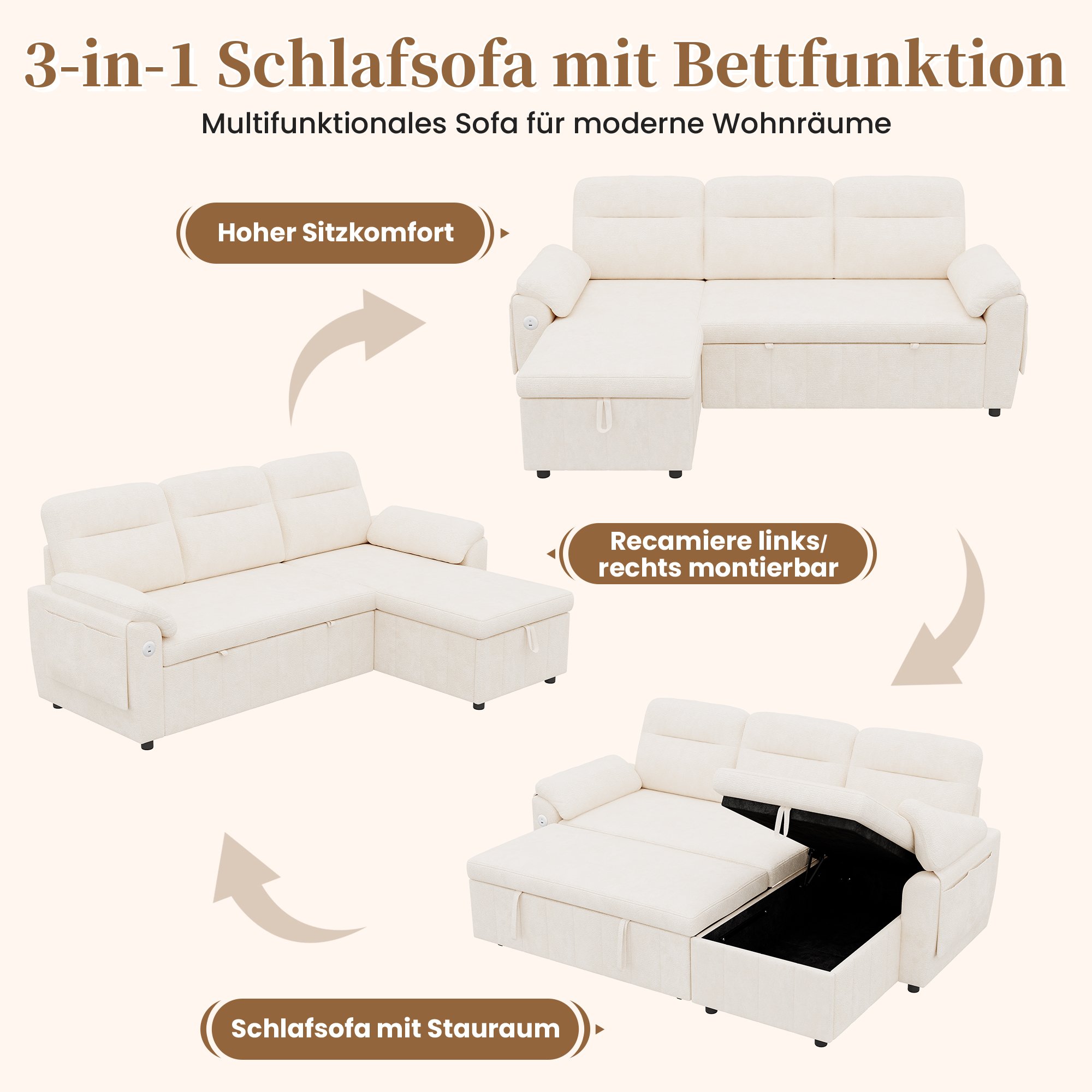 Design Modulable et Rangement Intégré