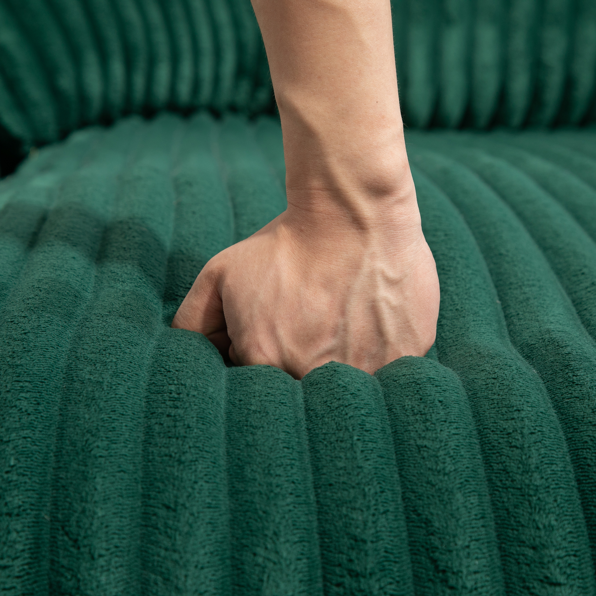 Un velours côtelé doux et agréable