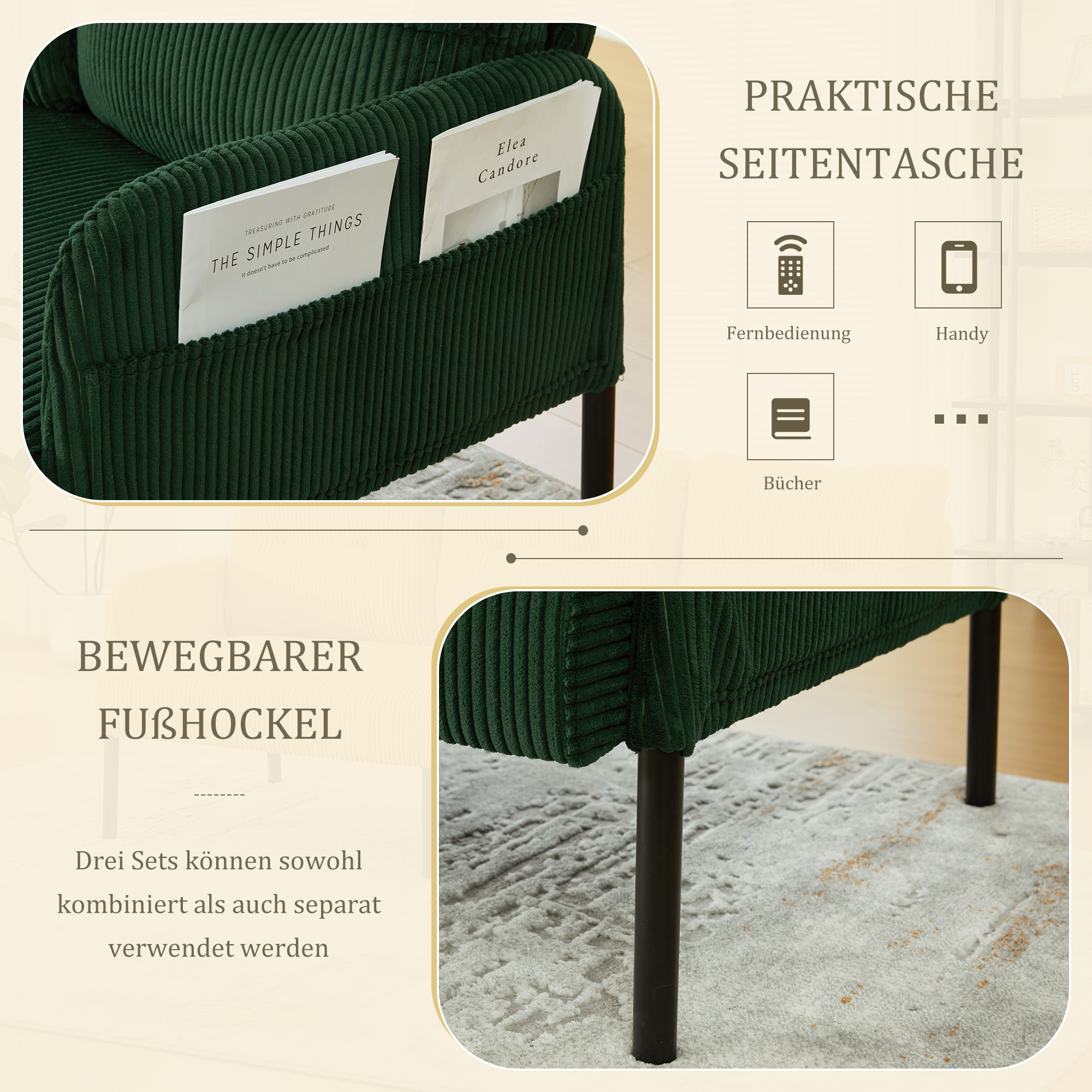 Poche latérale pratique