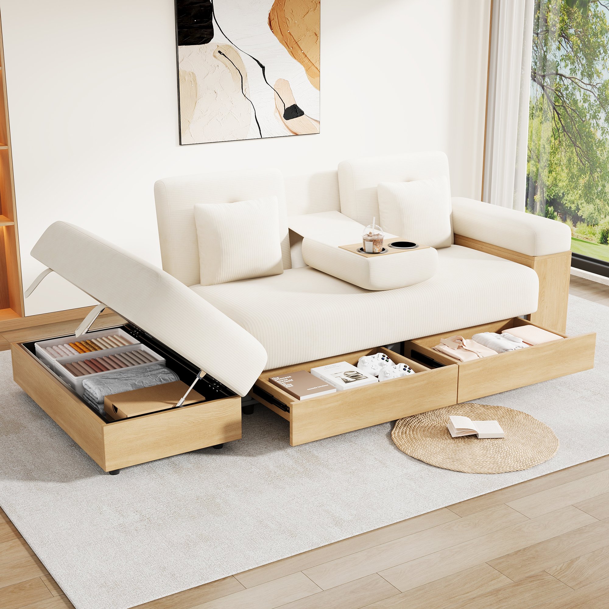 Rangements astucieux et spacieux
