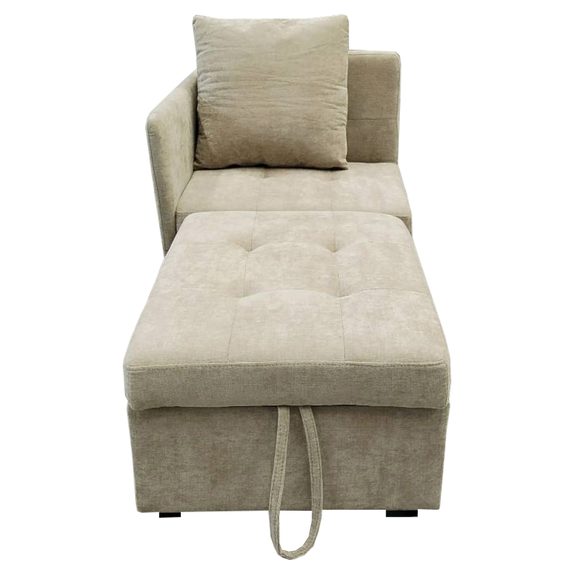 Rangement intégré sous l'assise