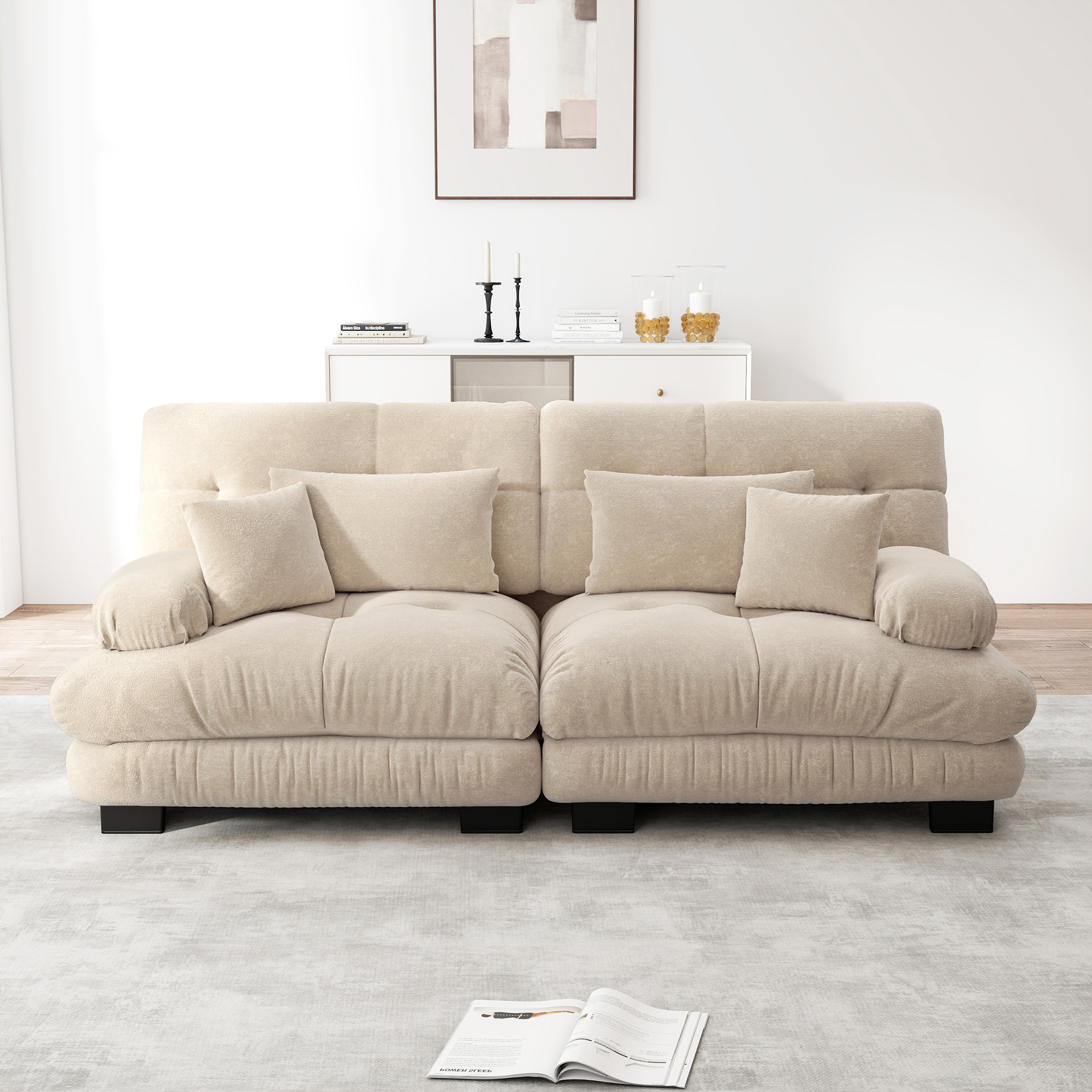 Un canapé modulaire pour le salon