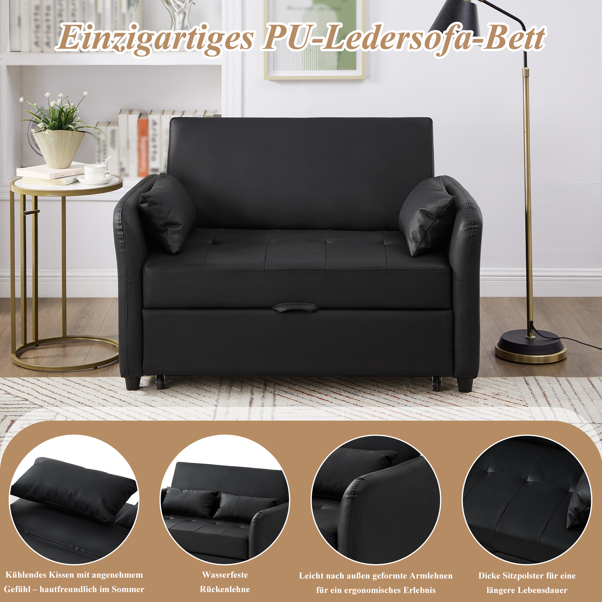 Rangement intégré et structure robuste