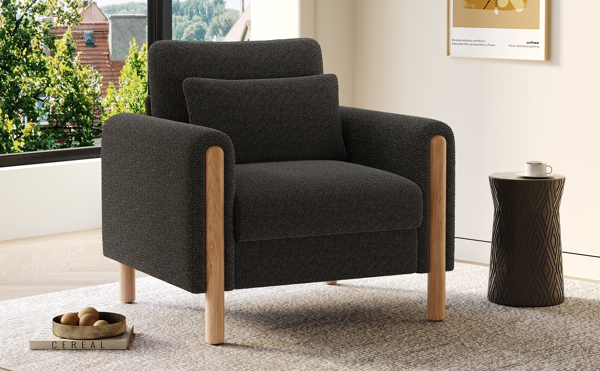 Un siège compact pour le salon ou la chambre