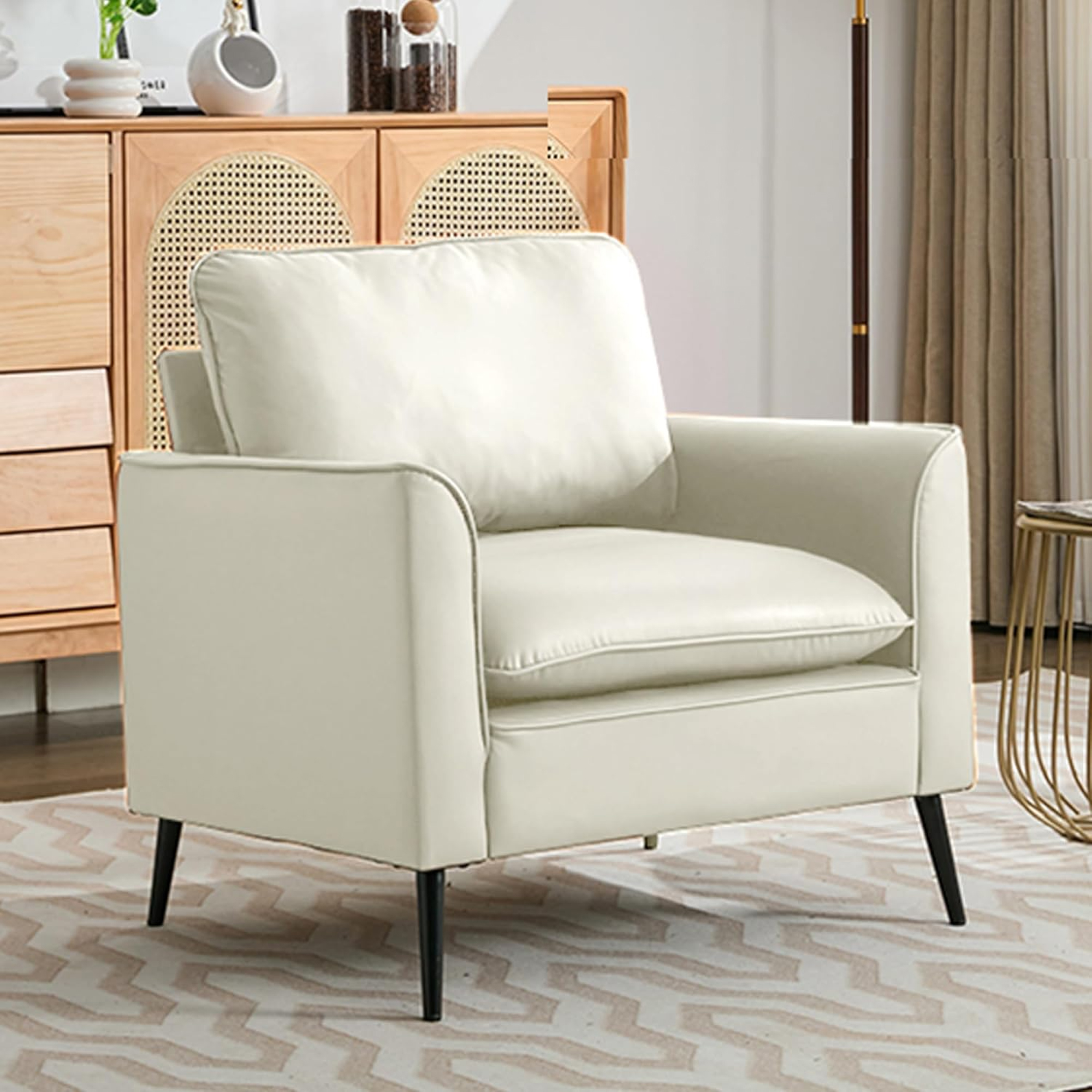 Fauteuil Confortable Résistant aux Griffes - Siège Relaxant Léger et Facile à Monter pour Intérieur