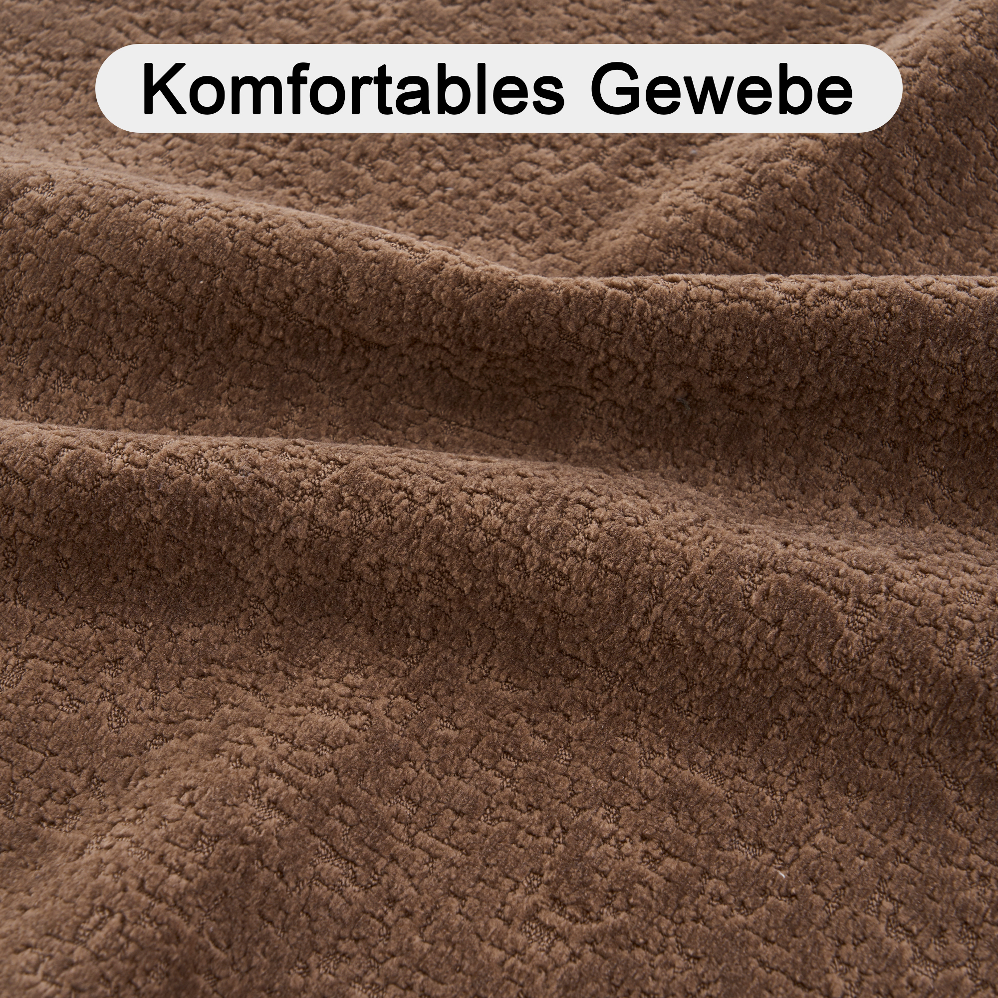 Confort Premium : Mousse Haute Densité et Tissu Chenille