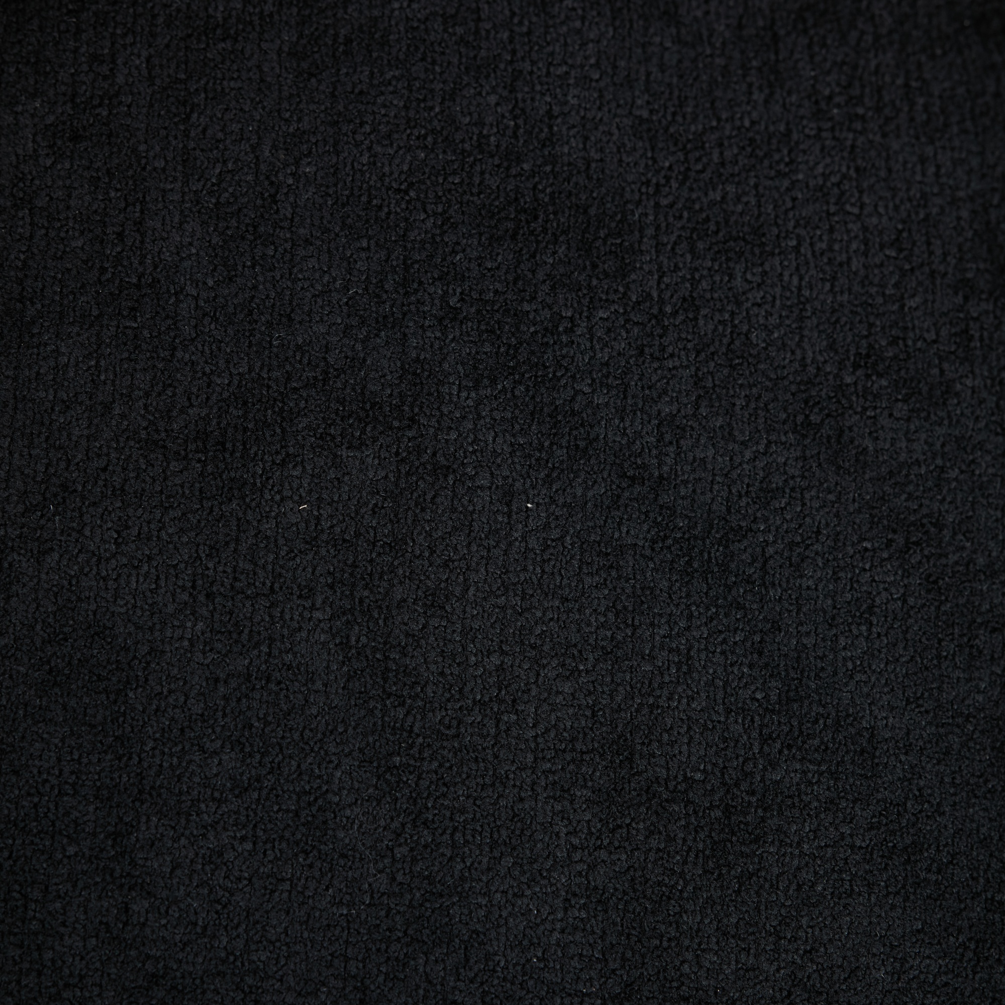 Fauteuil Noir en Tissu Chenille avec Rangement Intégré : Ensemble Salon 2 Places Profond et Confortable pour Décoration Moderne