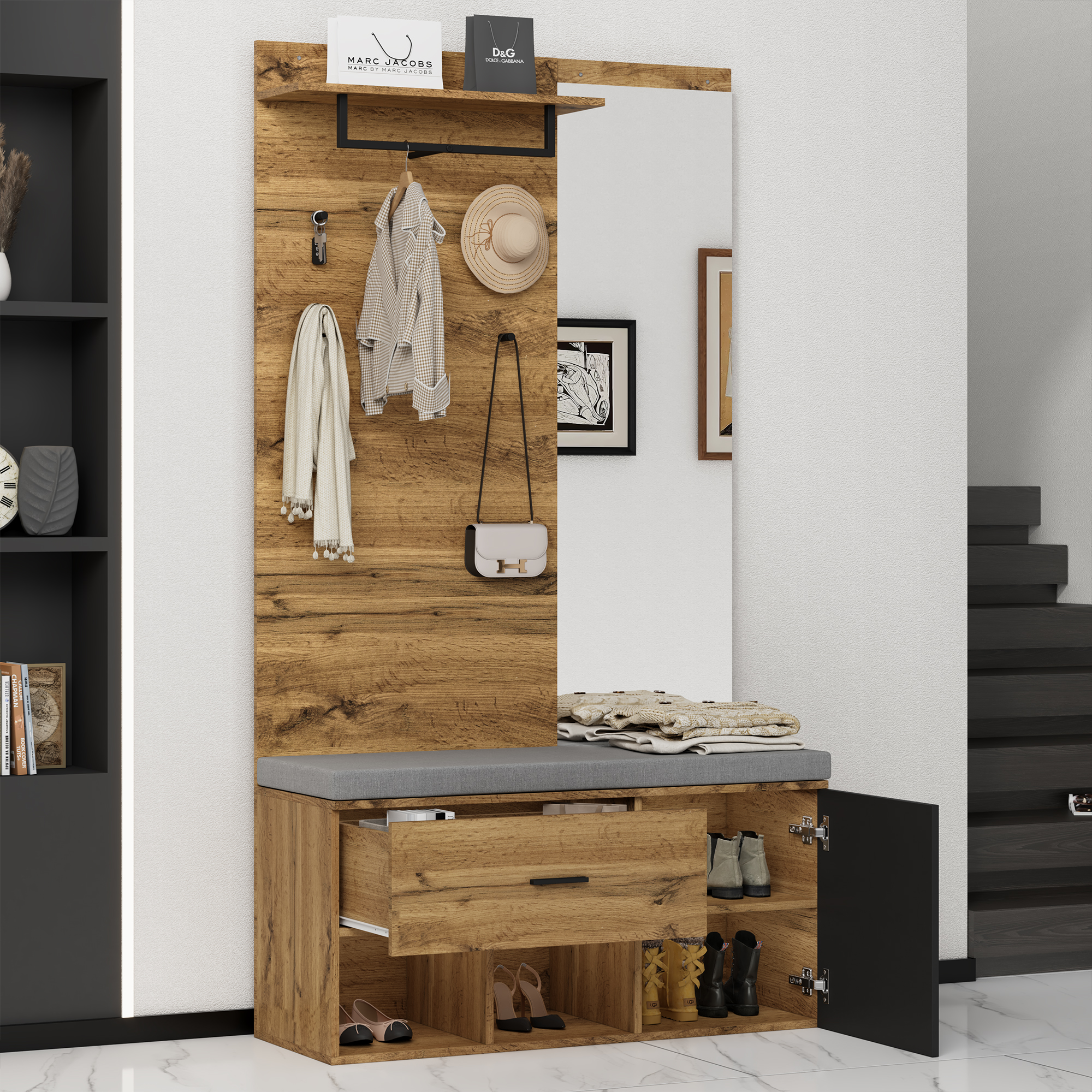 Confort du banc et rangement