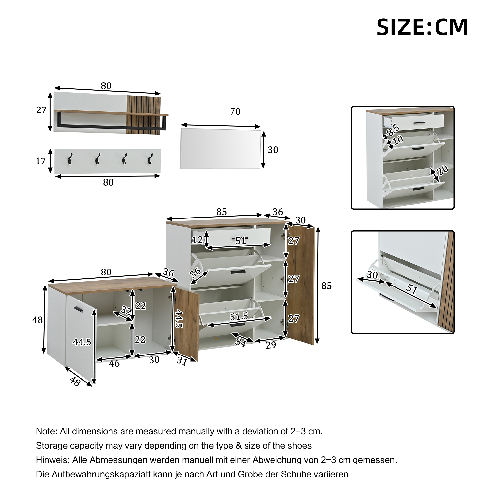 Accessoires muraux pratiques
