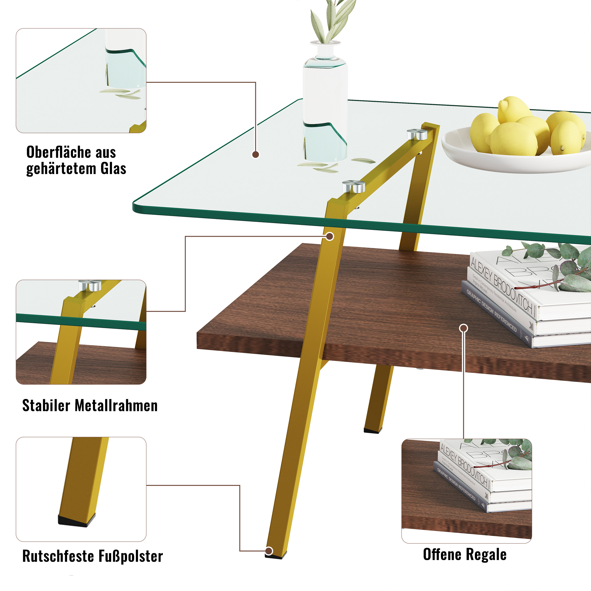 Verre trempé et finition