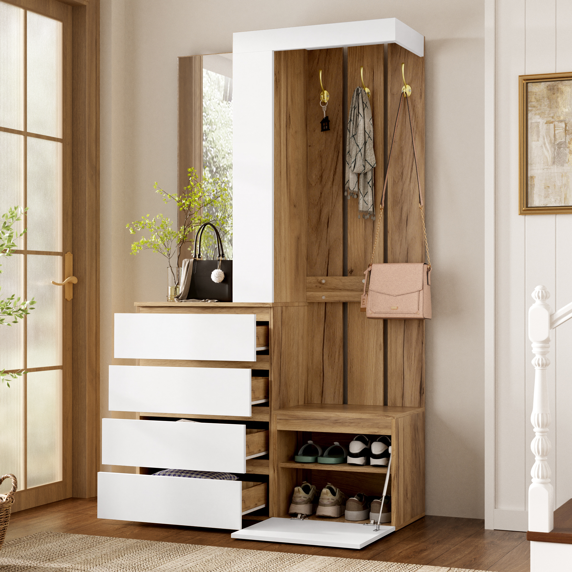 Rangement complet et organisé