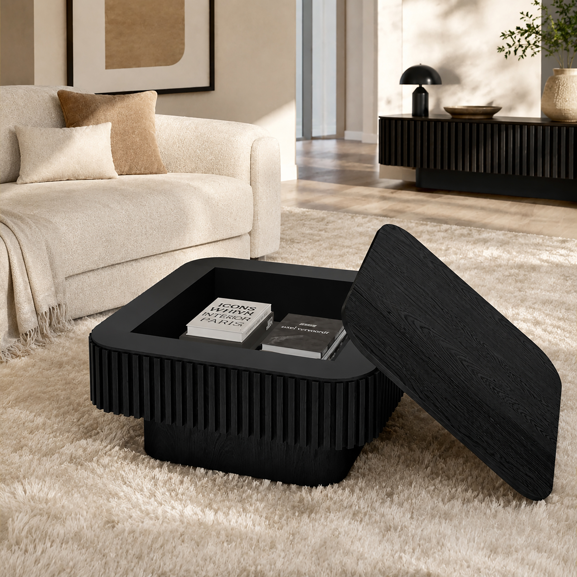 Rangement discret et accessible