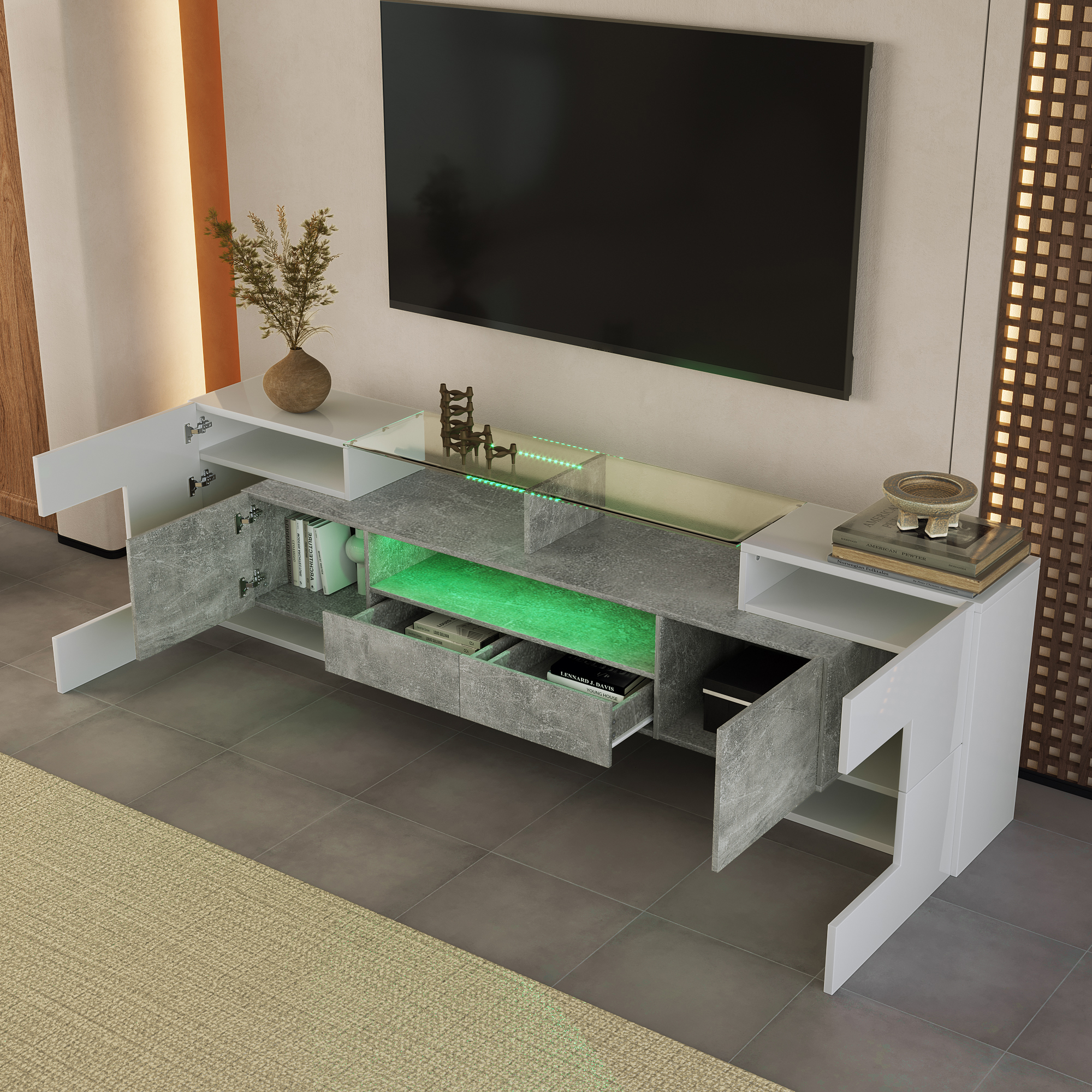 Rangement spacieux et organisé